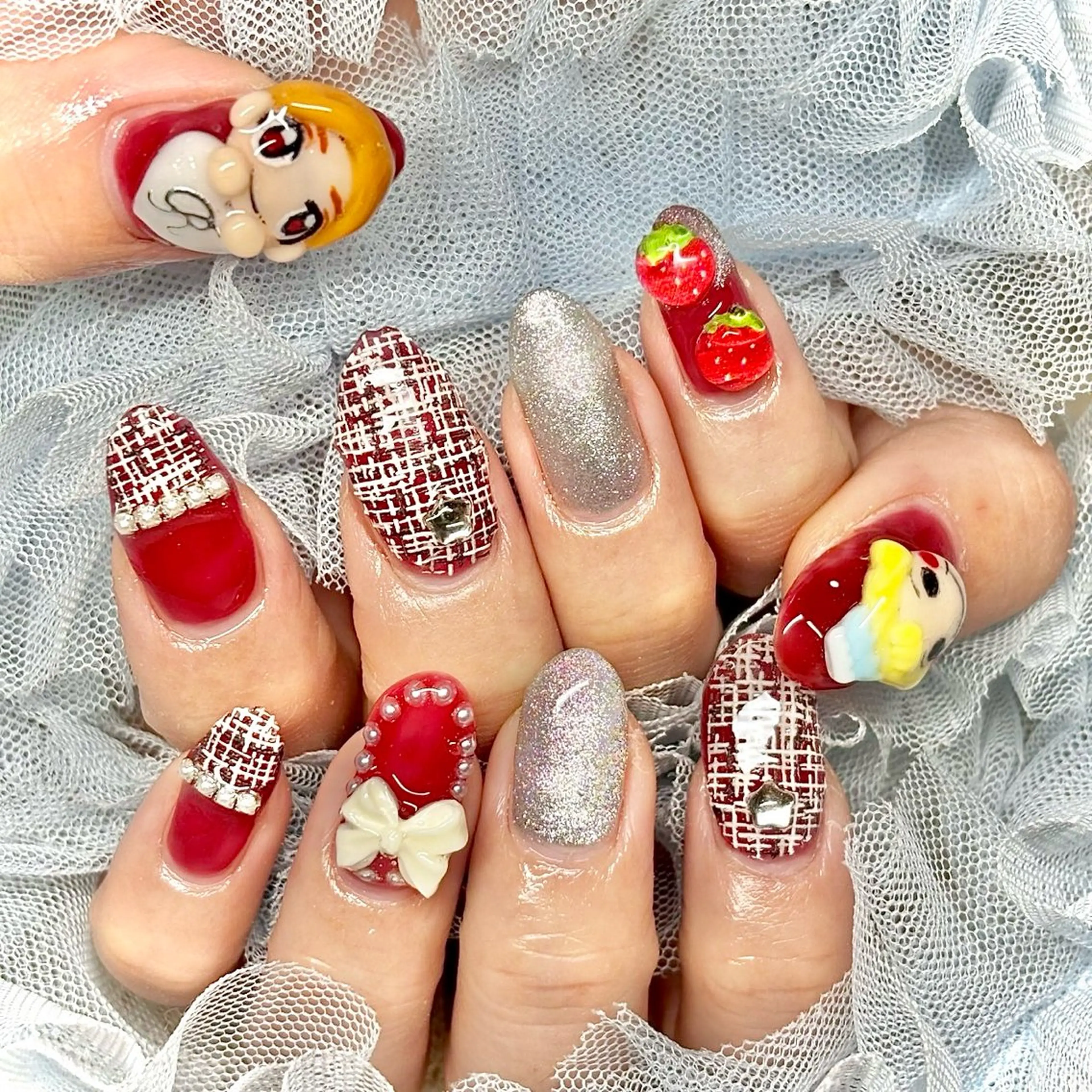 ネイル 冬ネイル miminon 自宅ネイルサロンのネイルデザイン