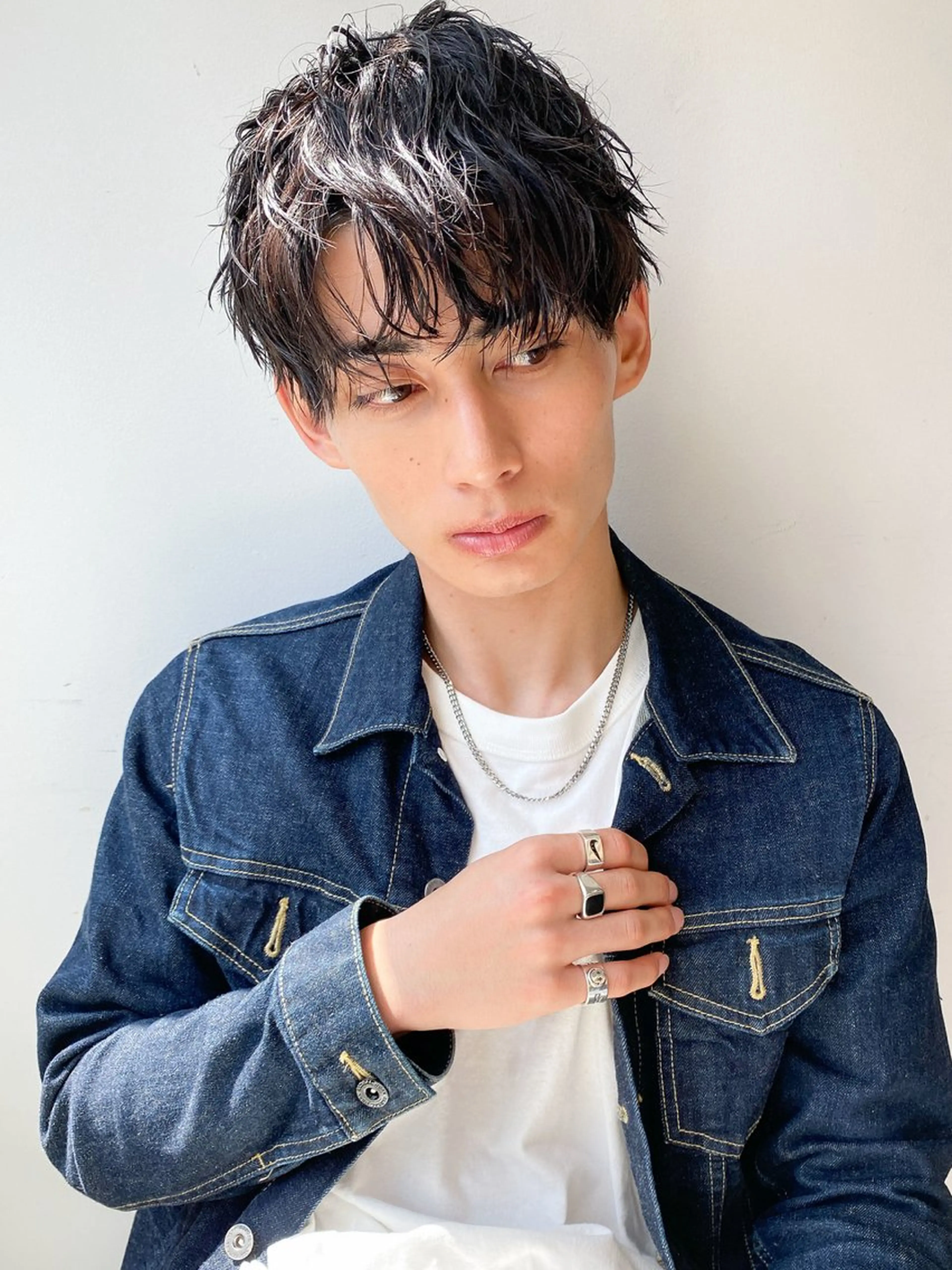 ショート パーマ メンズ カット パーマ トリートメント 矢場町/栄/上前津/ 佐藤祐希のヘアスタイル