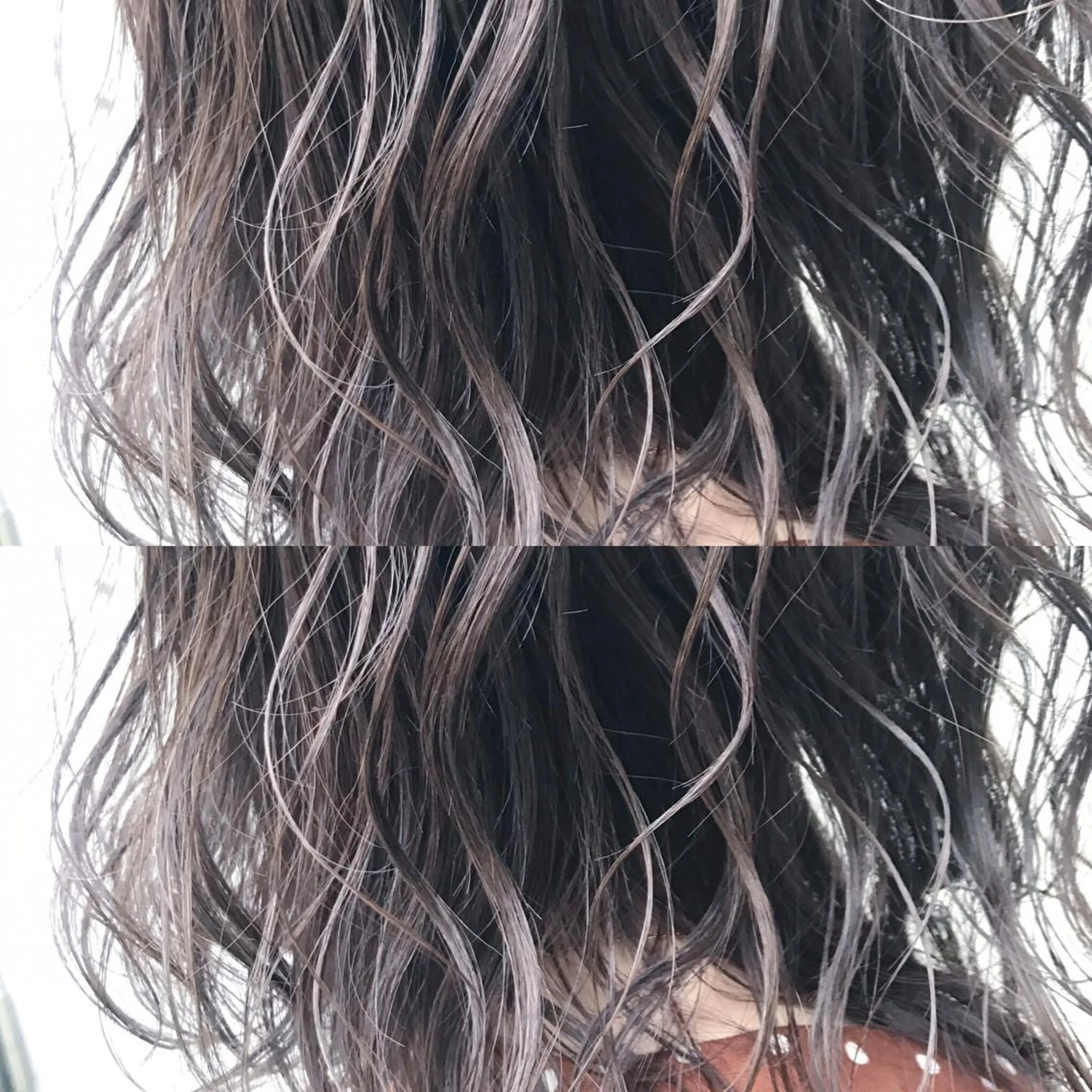 ショート カラー グレージュ ハイライトカラー ラベンダーカラー ラベンダーグレージュ ラベンダーグレー 【完全マンツー 恵比寿】佐藤 翔のヘアスタイル