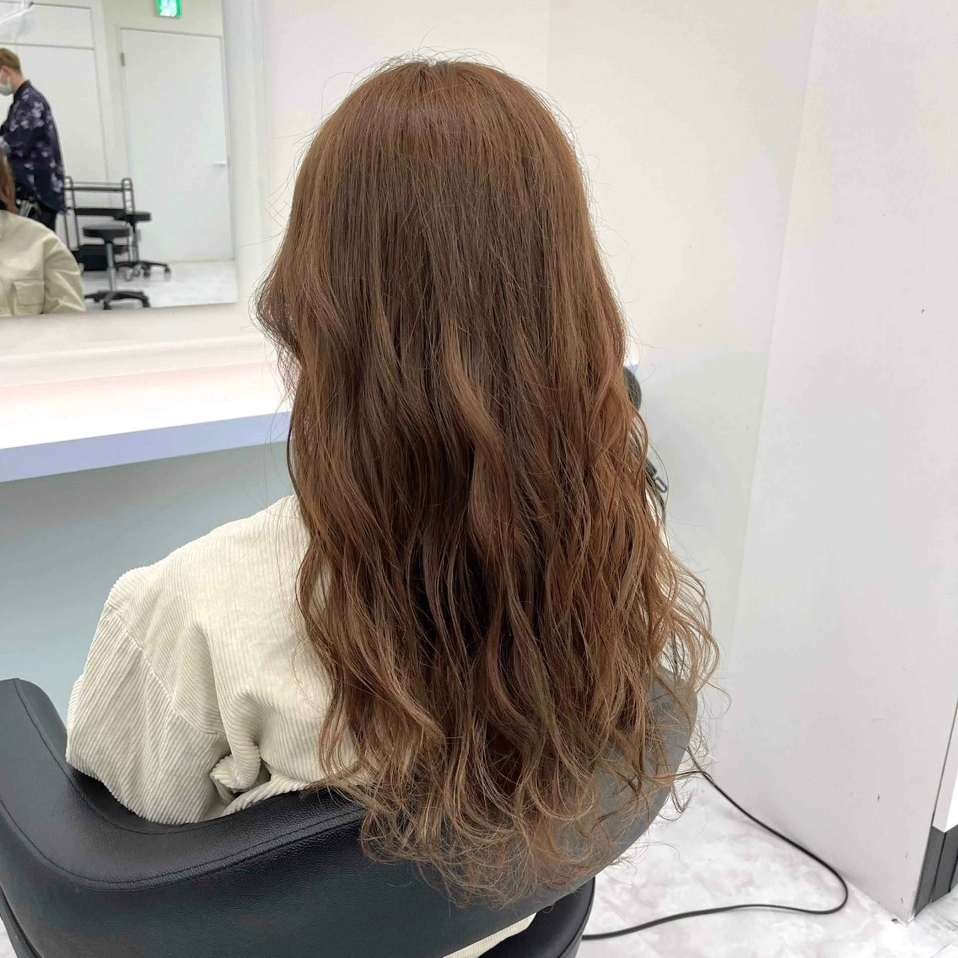 ロング カラー パーマ ヘアアレンジ メンズ 🤍透明感カラー🤍 似合わせ🤍AINEのヘアスタイル