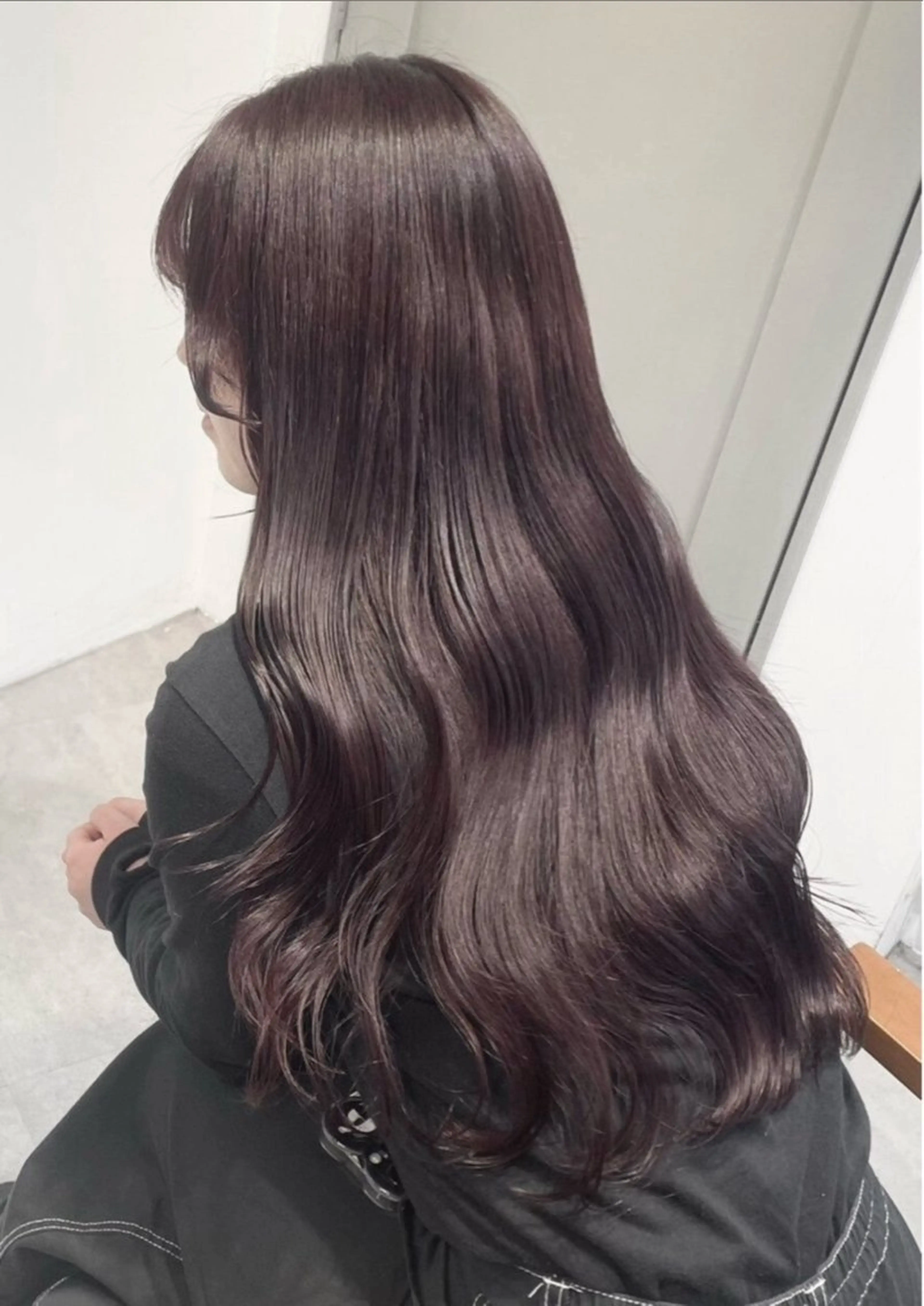 ロング トリートメント 艶カラー/髪質改善 サラサ💟のヘアスタイル