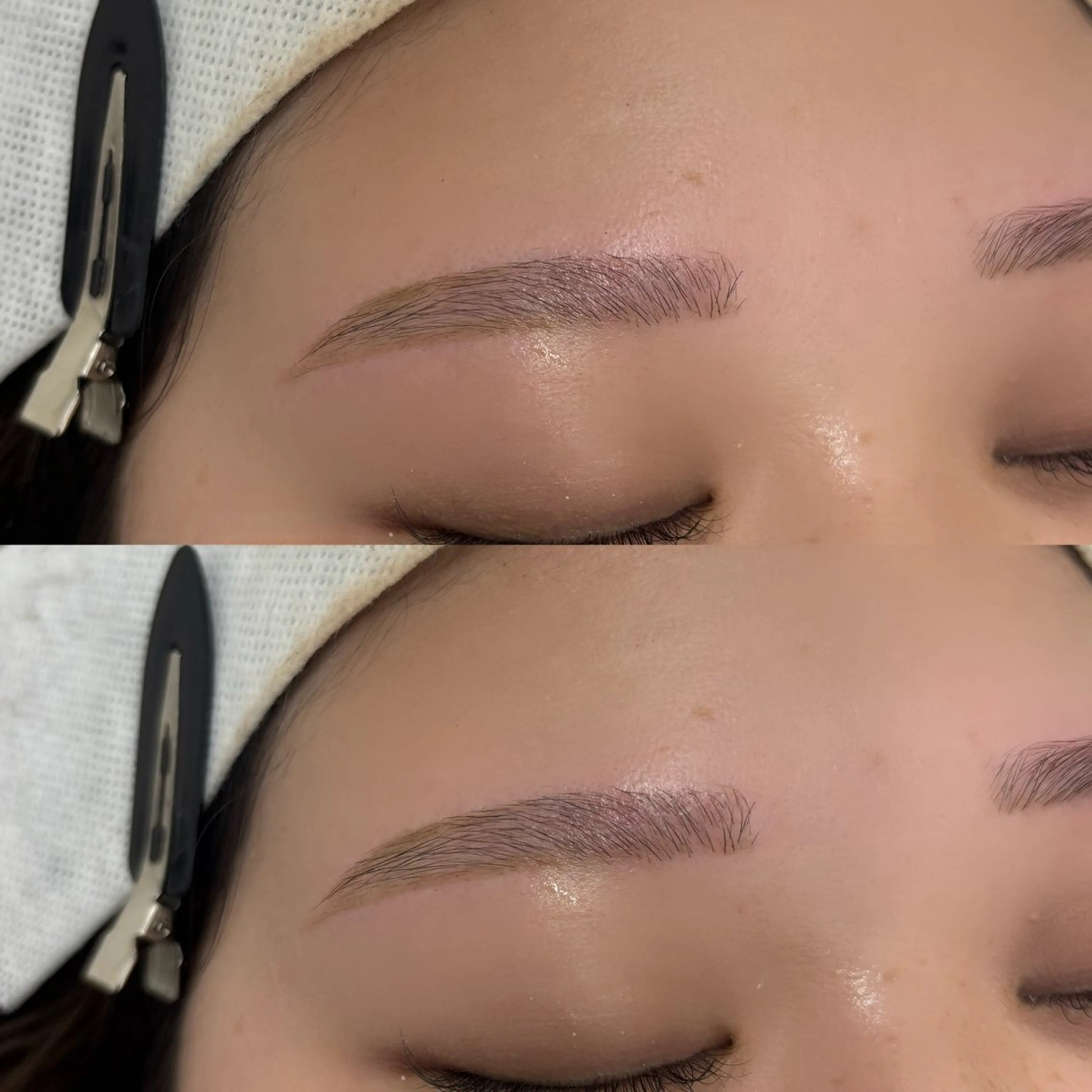 眉毛ワックスの練習モデルです✨（間引きなし）の写真