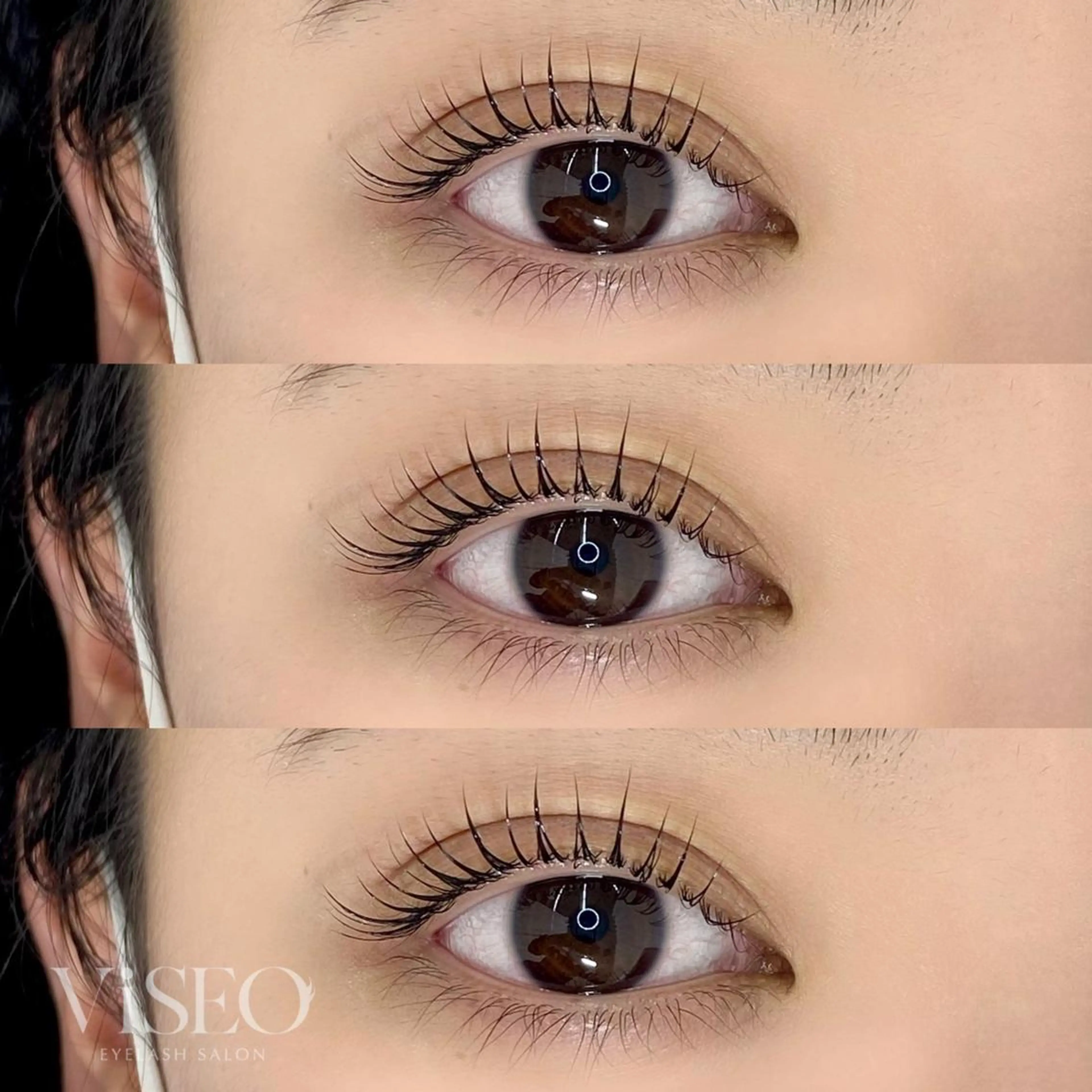 マツエク・マツパ パリジェンヌラッシュリフト 一重×まつ毛パーマ Refine Sayakaのマツエク・マツパデザイン