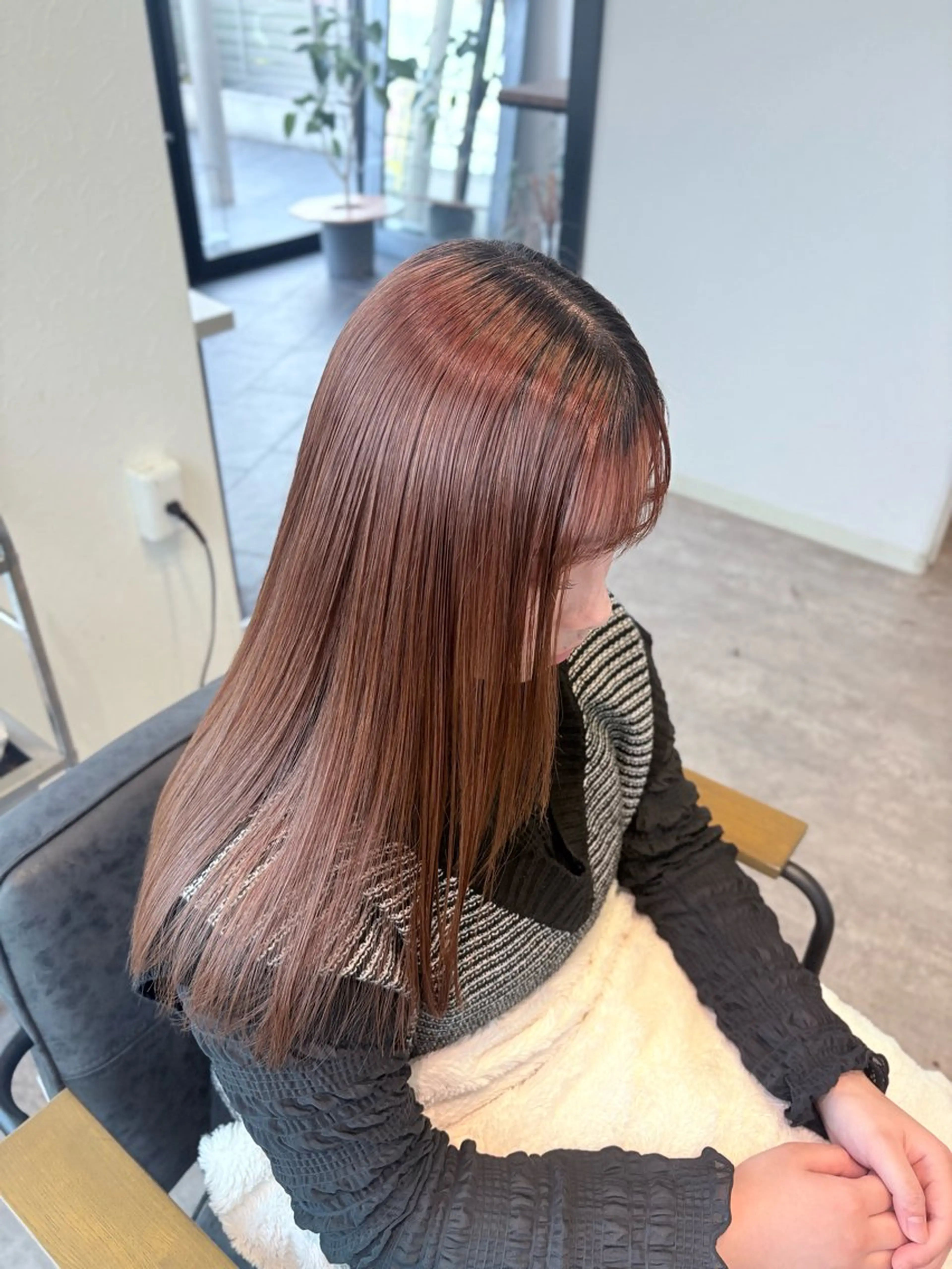 ロング パーマ 縮毛矯正 カットモデル✂️ ゆうかのヘアスタイル