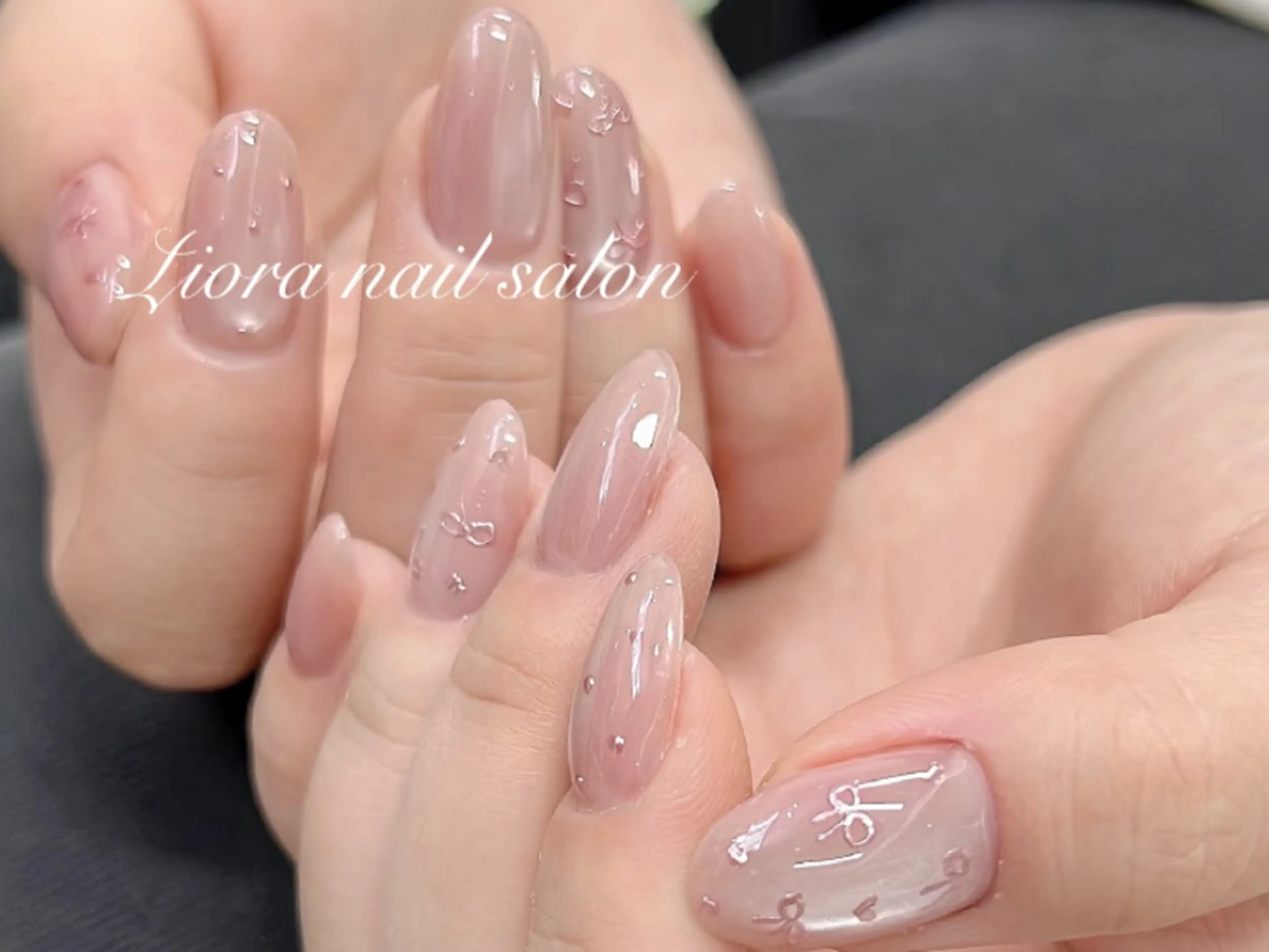 ネイル アートネイル フレンチネイル ジェルネイル ガーリー グラデーション ハンドネイル Liora nail スカルプ専門店のネイルデザイン