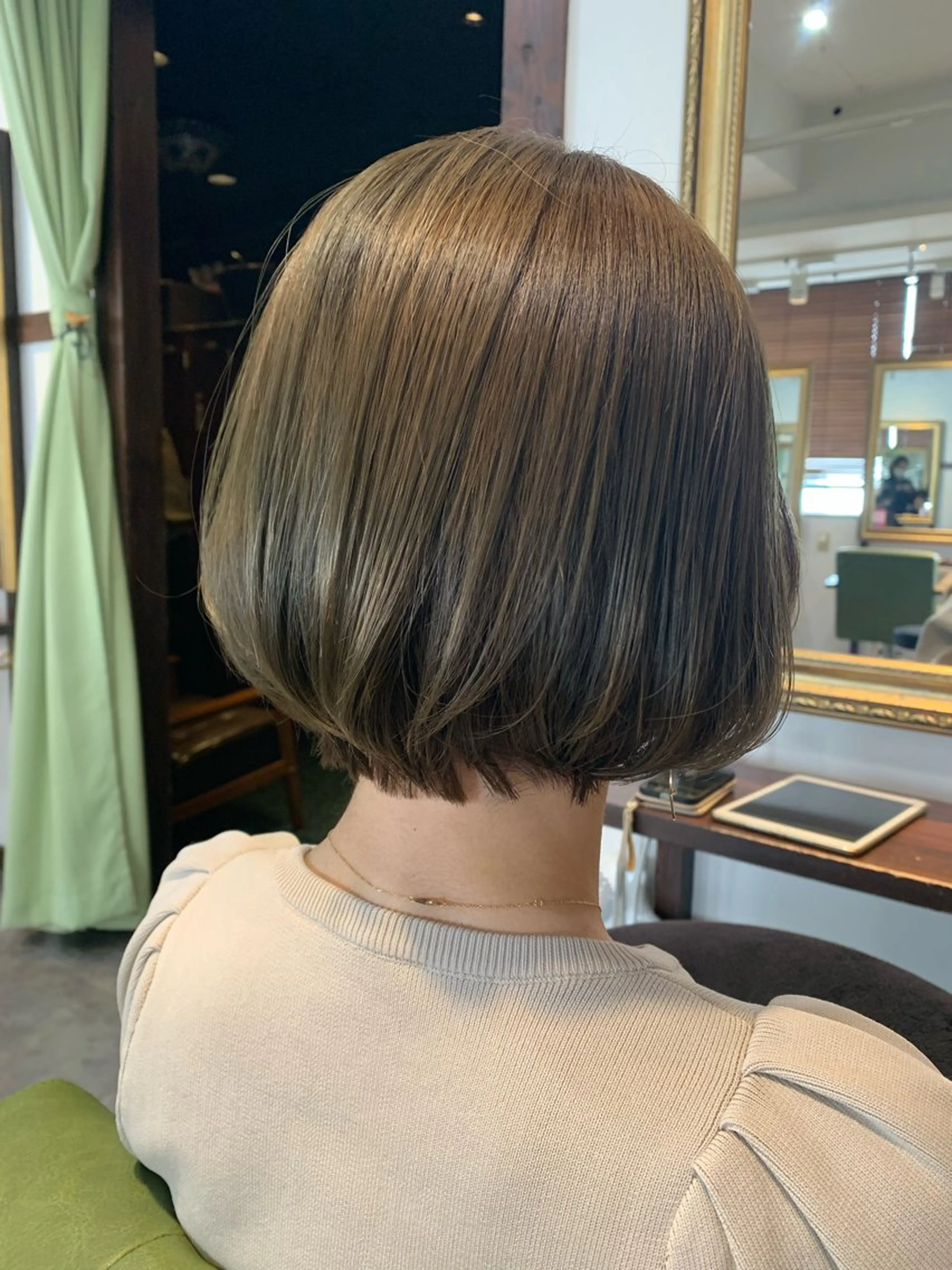 ショート ショートヘア カット ヘアカラー トリートメント newi saLyu 片岡ふきのヘアスタイル