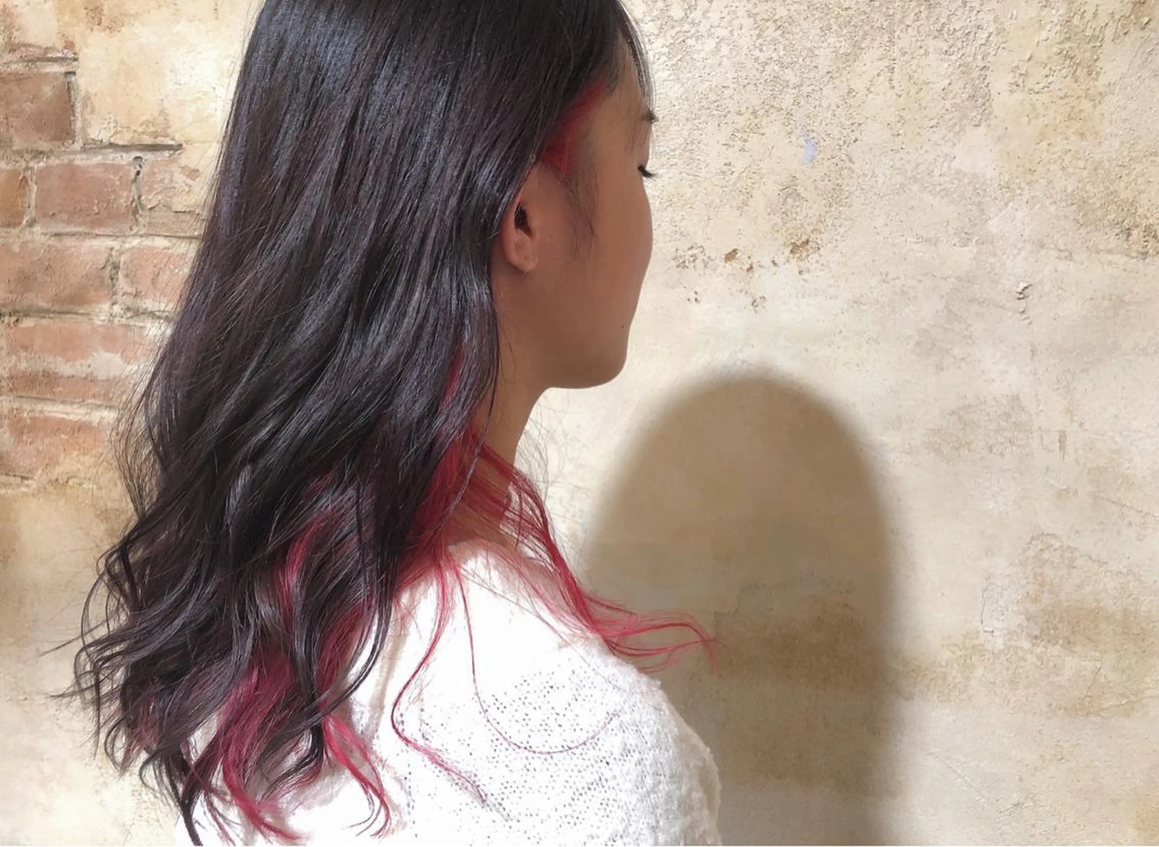 カラー ブリーチ バイオレットカラー パ ルのヘアスタイル