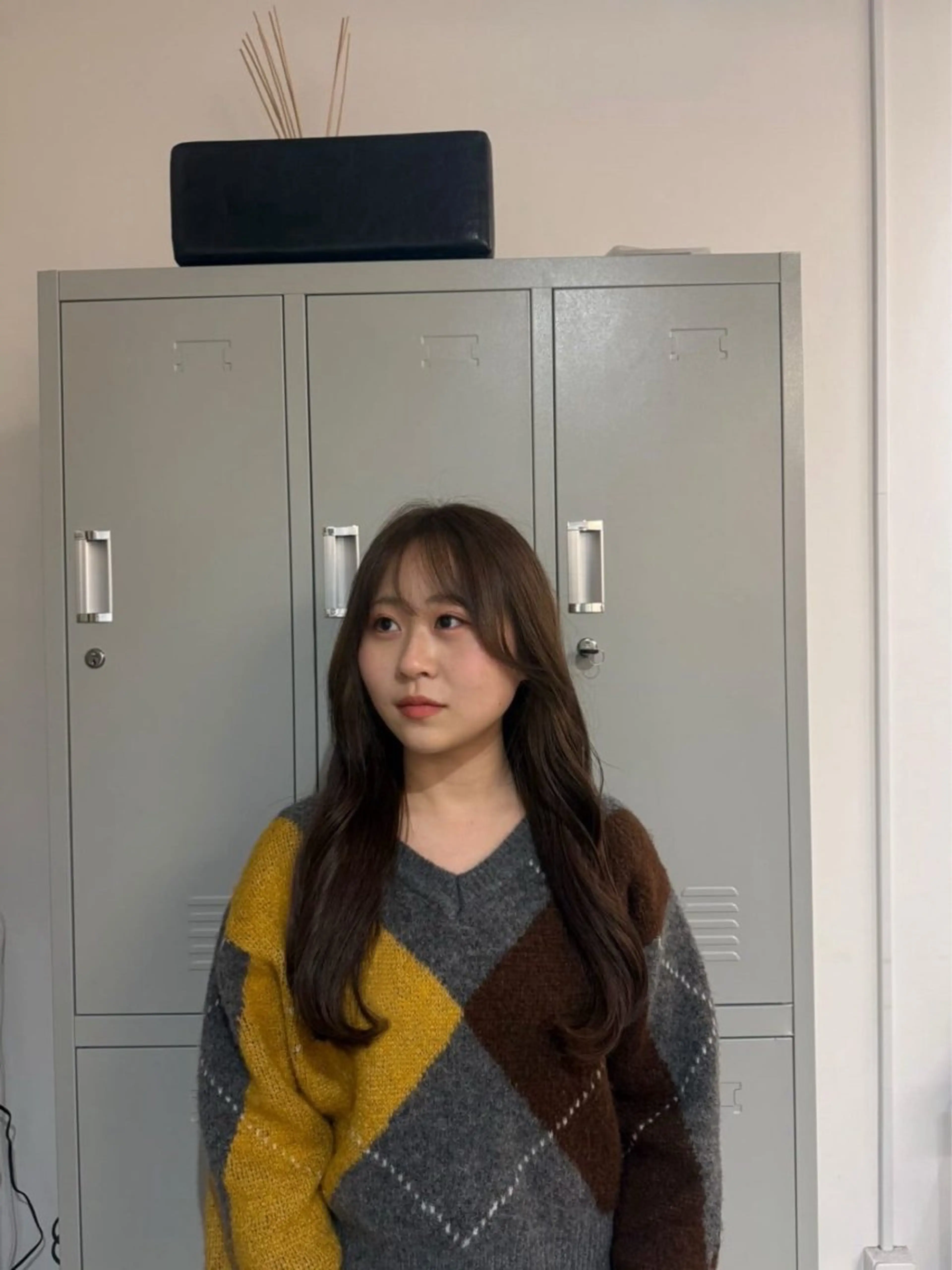 〈平日限定〉似合わせカット+ケアカラー+髪質改善LOA4ステップ トリートメント💫🤎の写真