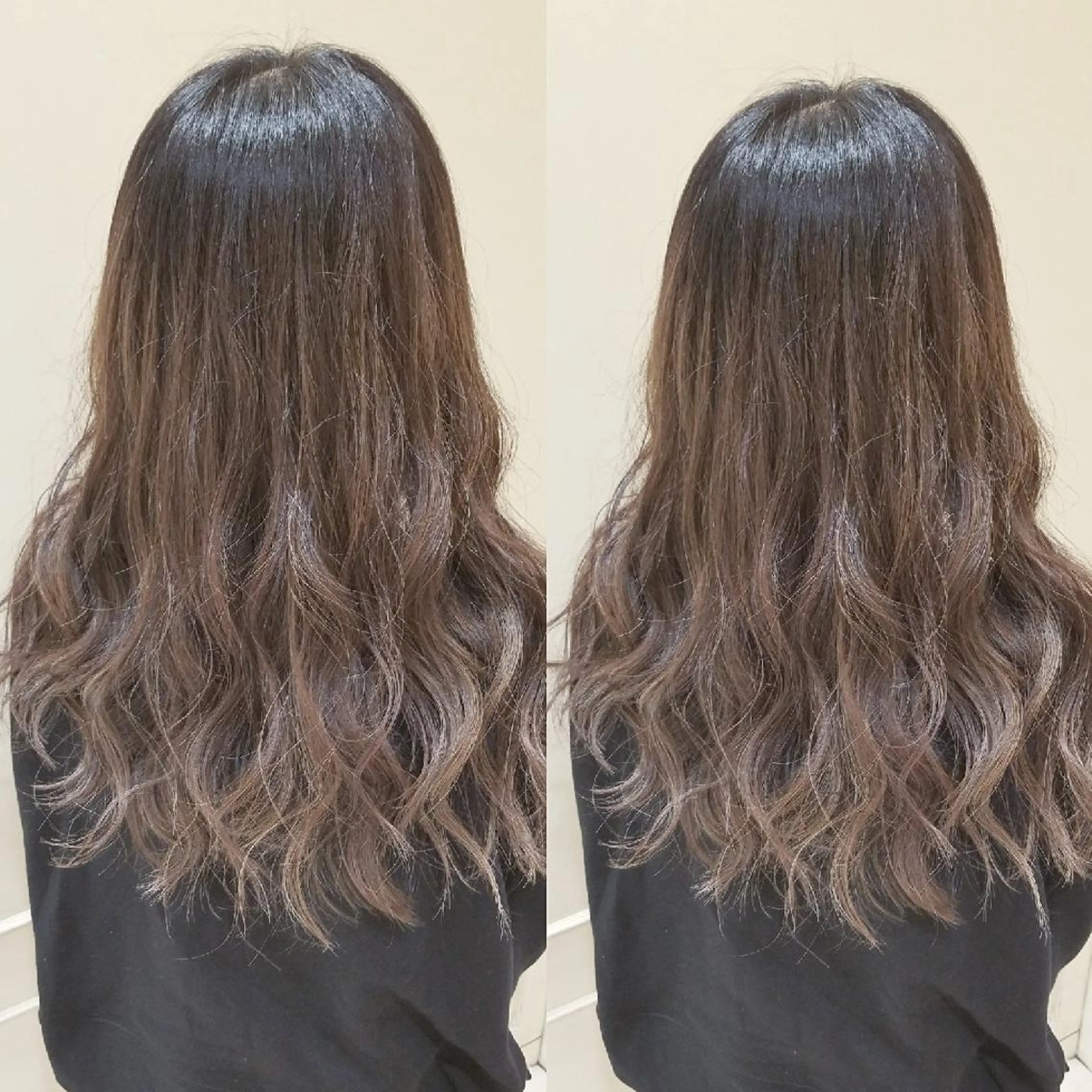 ロング カラー グラデーションカラー グレージュ ハイライトカラー ハイライト ブリーチ・ハイトーン 特化🎉内山のヘアスタイル