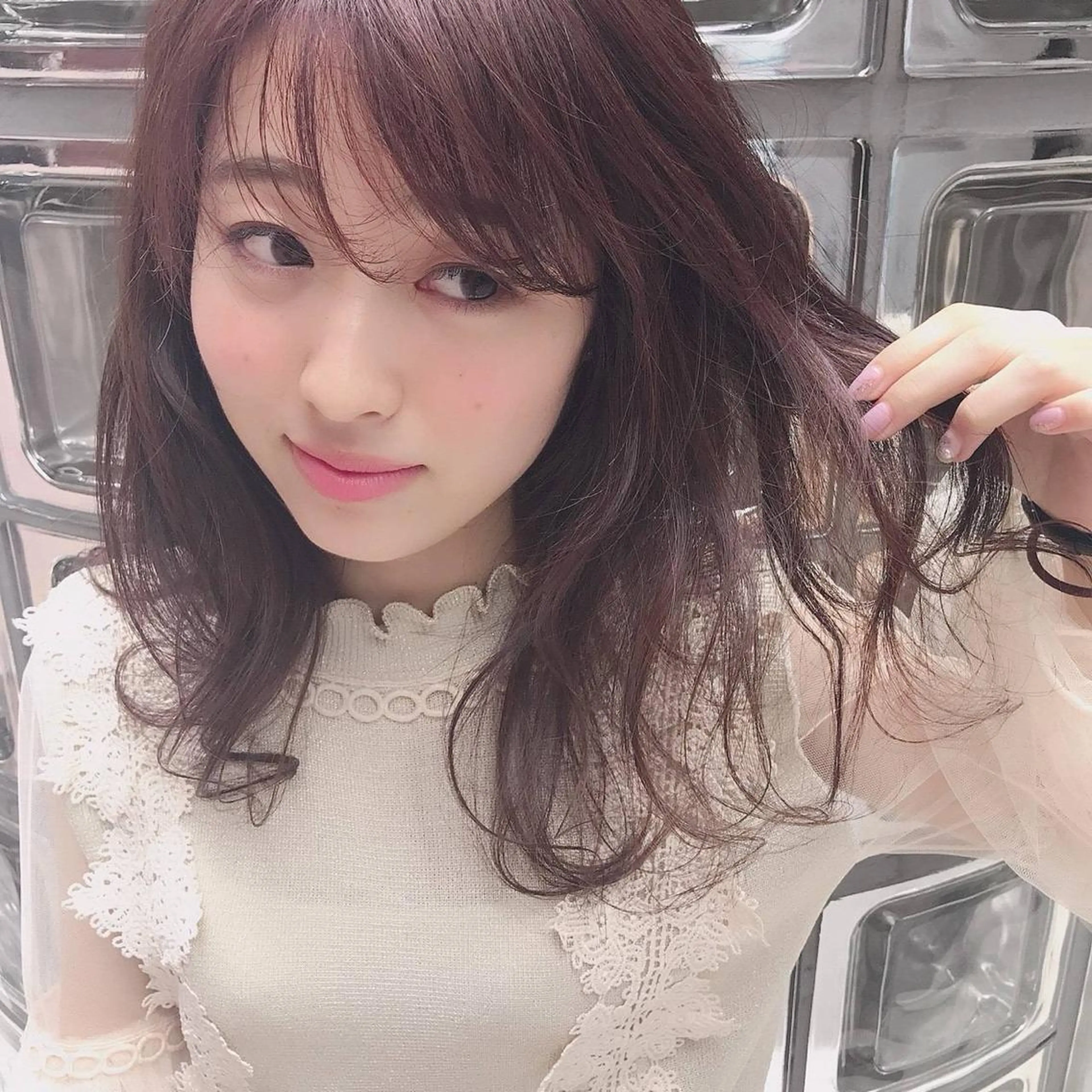 セミロング 鎌田 唯斗のヘアスタイル