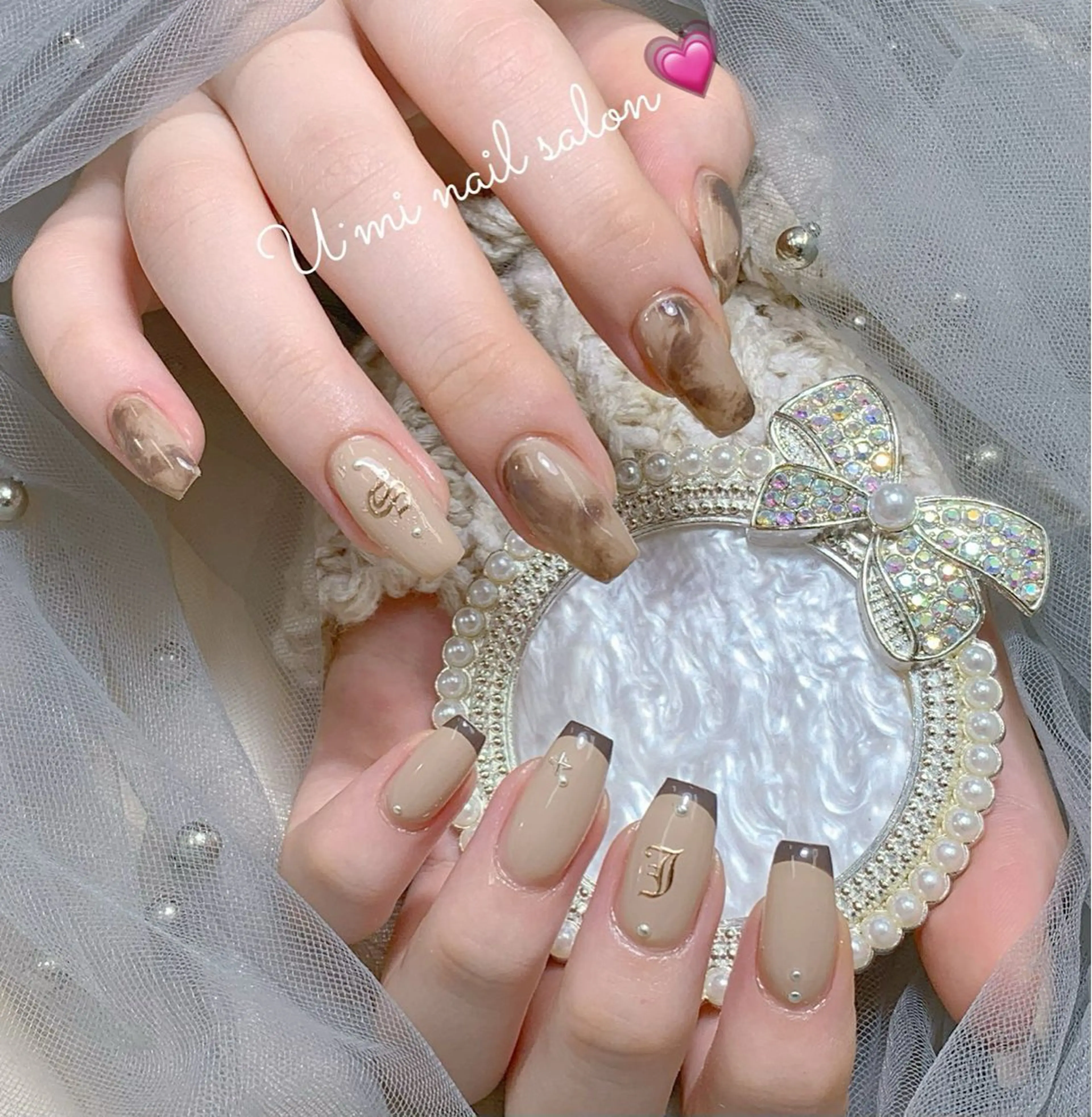 ネイル 持ち込み ハンドネイル Ｕ·Mi nail salon所属・u・mi  上野御徒町パラジェルのネイルデザイン