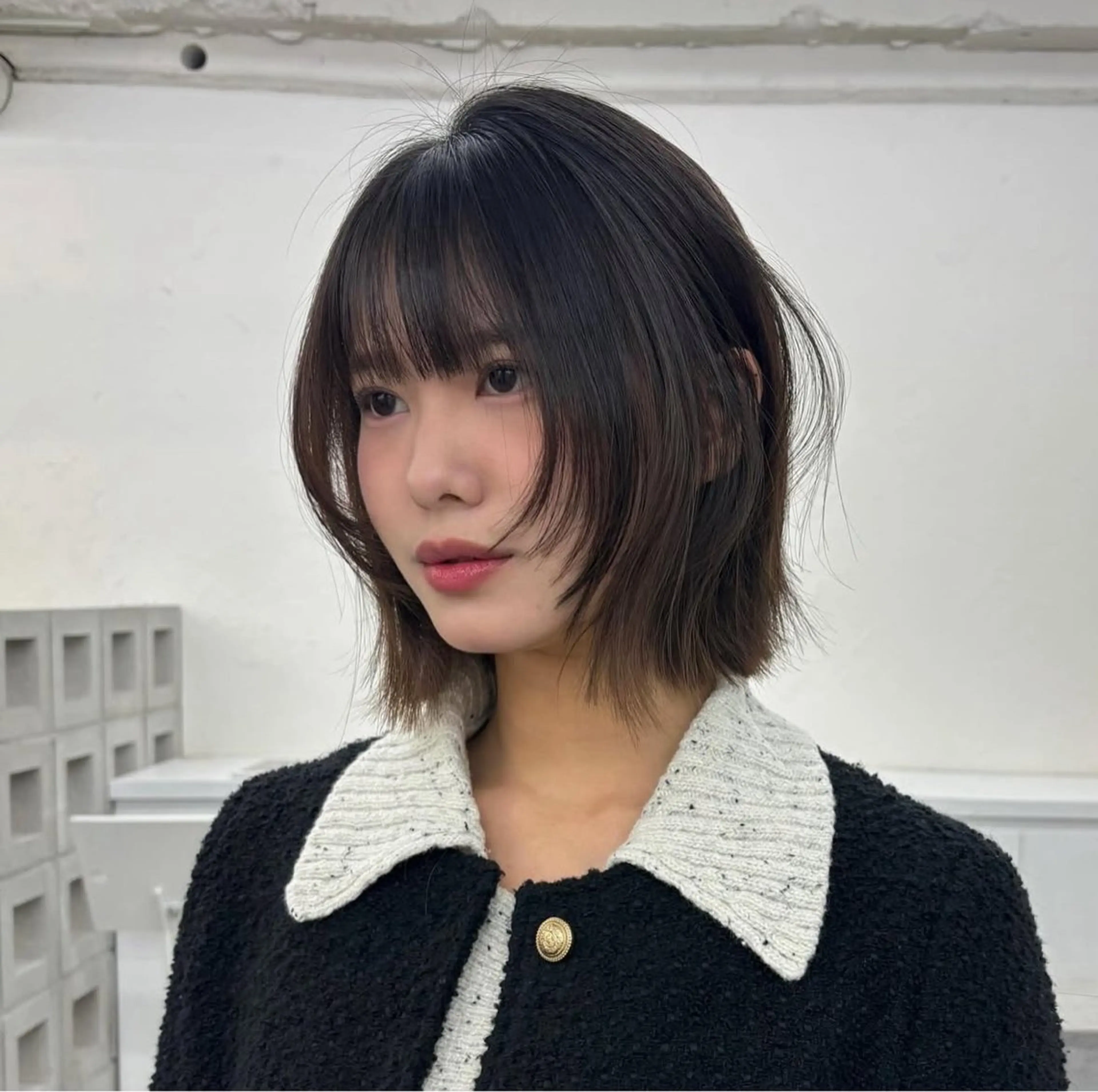 ショート ボブレイヤー ボブ レイヤーカット ❣️圧倒的透明感ヘア ❣️yukinaのヘアスタイル