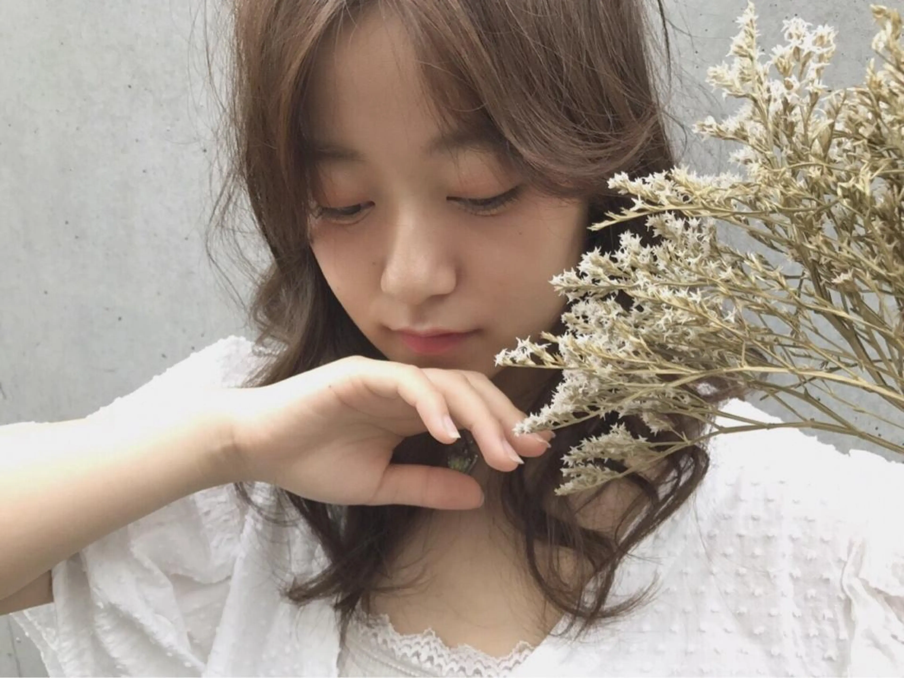 セミロング カラー パーマ ヘアアレンジ ネイル O/ODER (official)のヘアスタイル