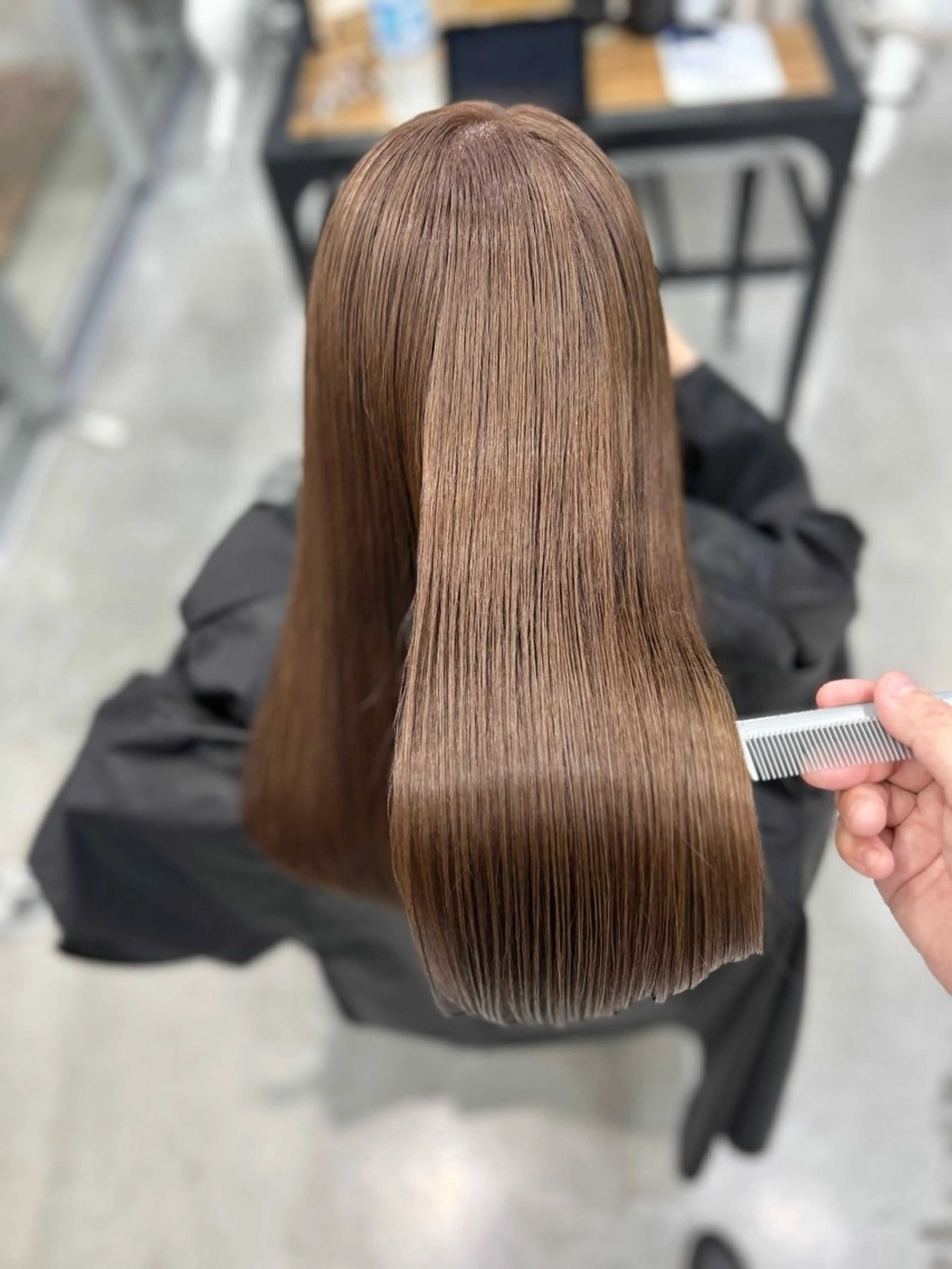 ロング カラー パーマ VIM hairおもろまち店のヘアスタイル