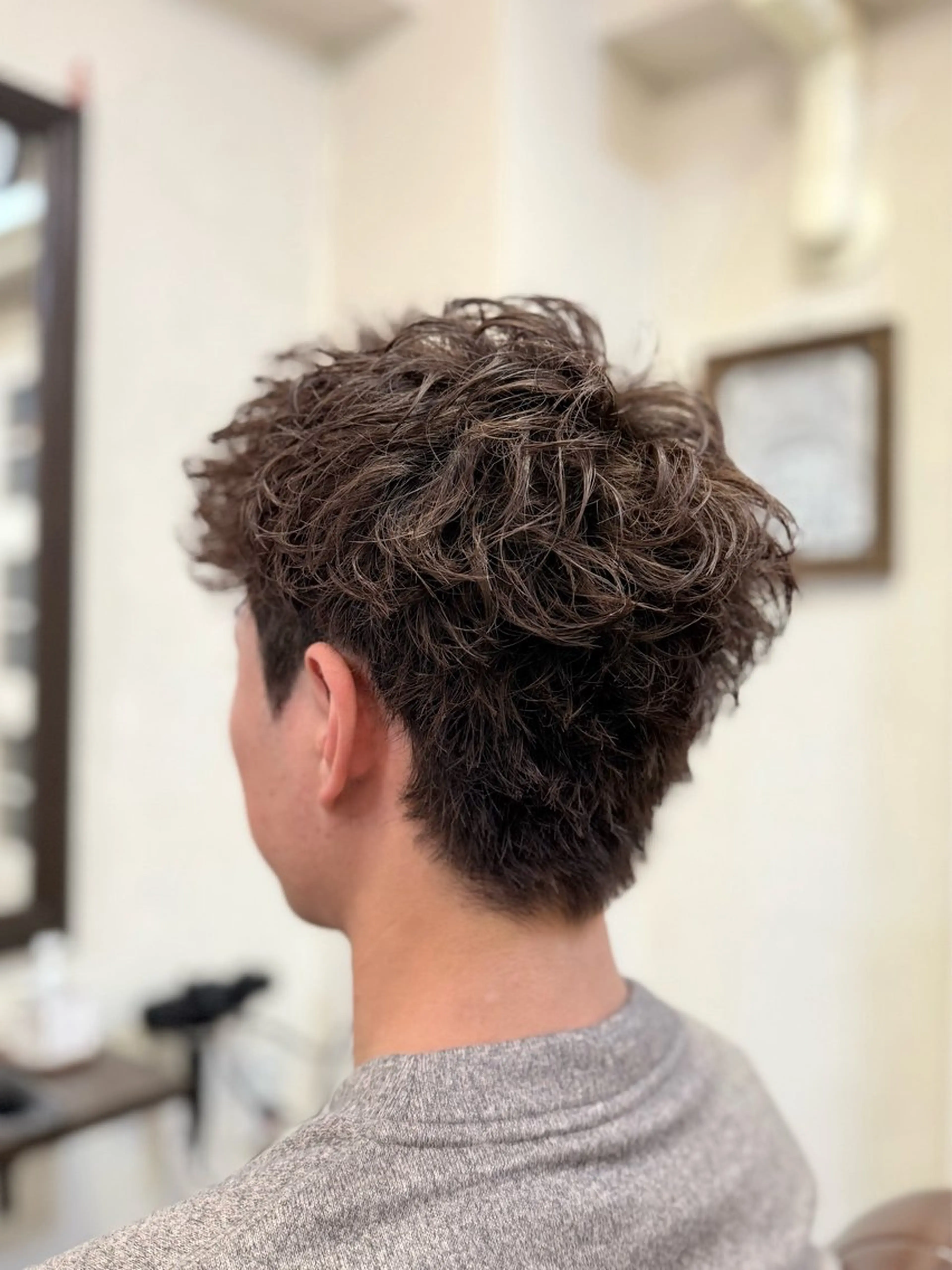 ショート パーマ メンズ メンズ/スパイキー ショート/isseyのヘアスタイル