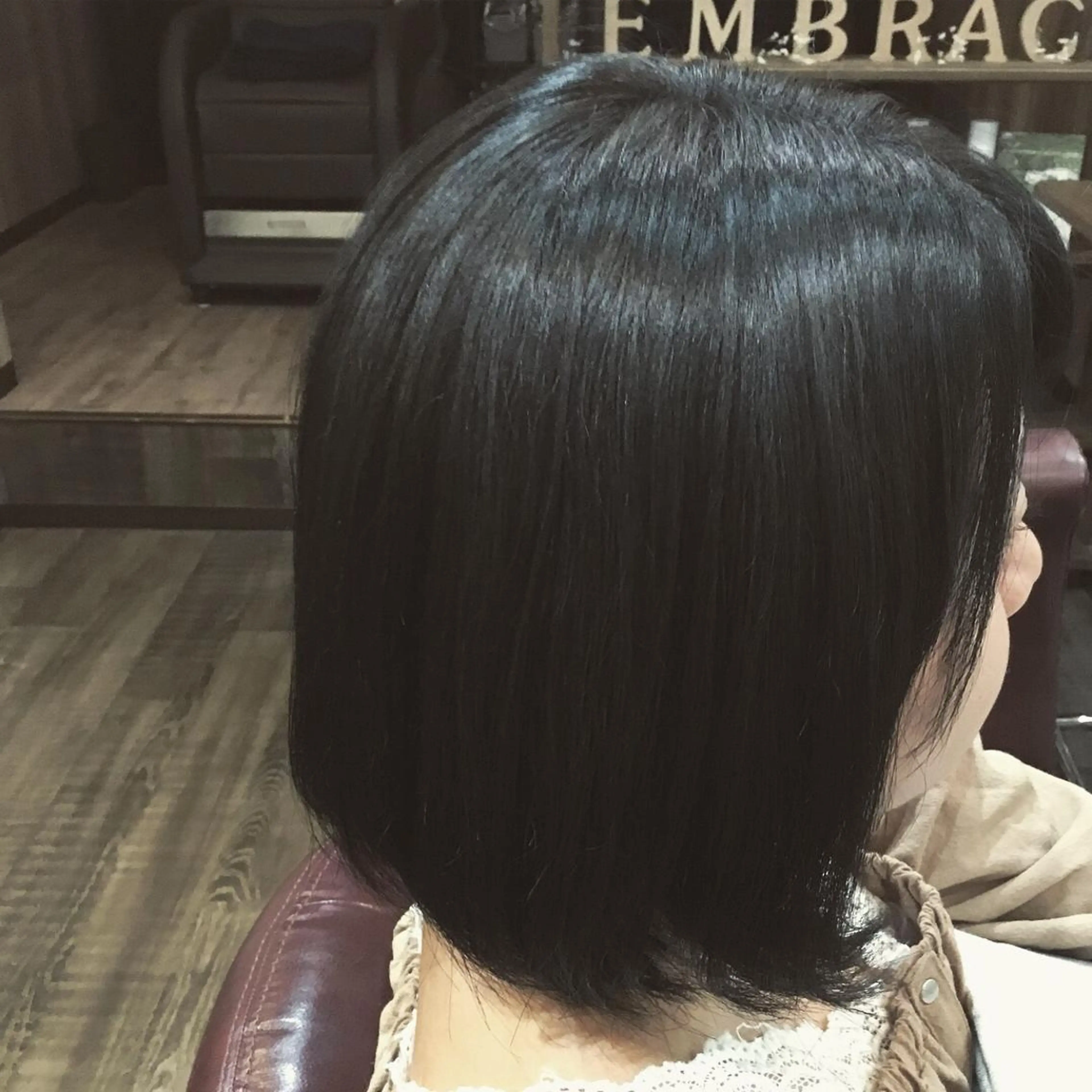 ミディアム カラー パーマ 金崎 新吾のヘアスタイル