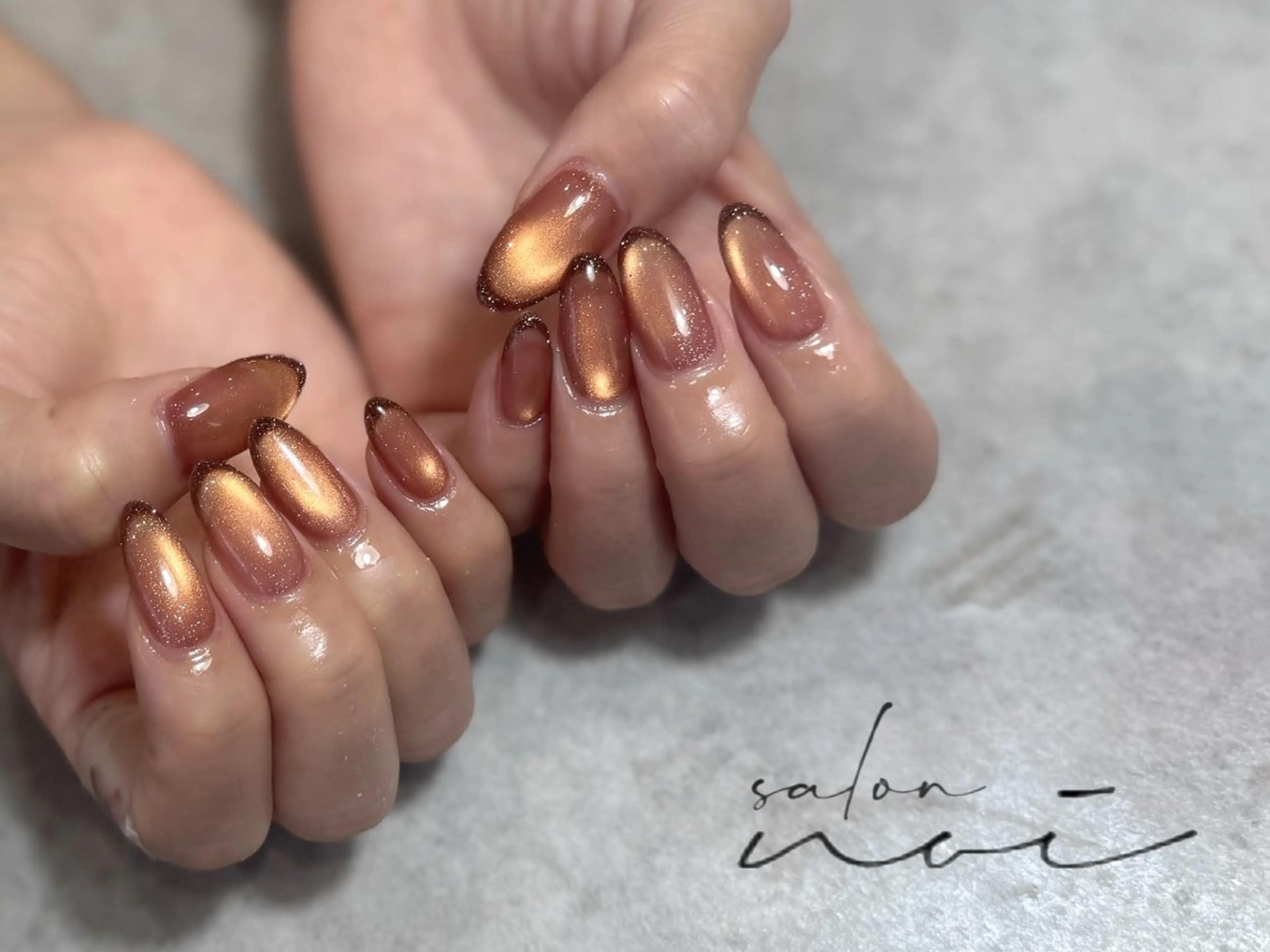 ネイル マグネットネイル ハンドネイル salon noiのネイルデザイン