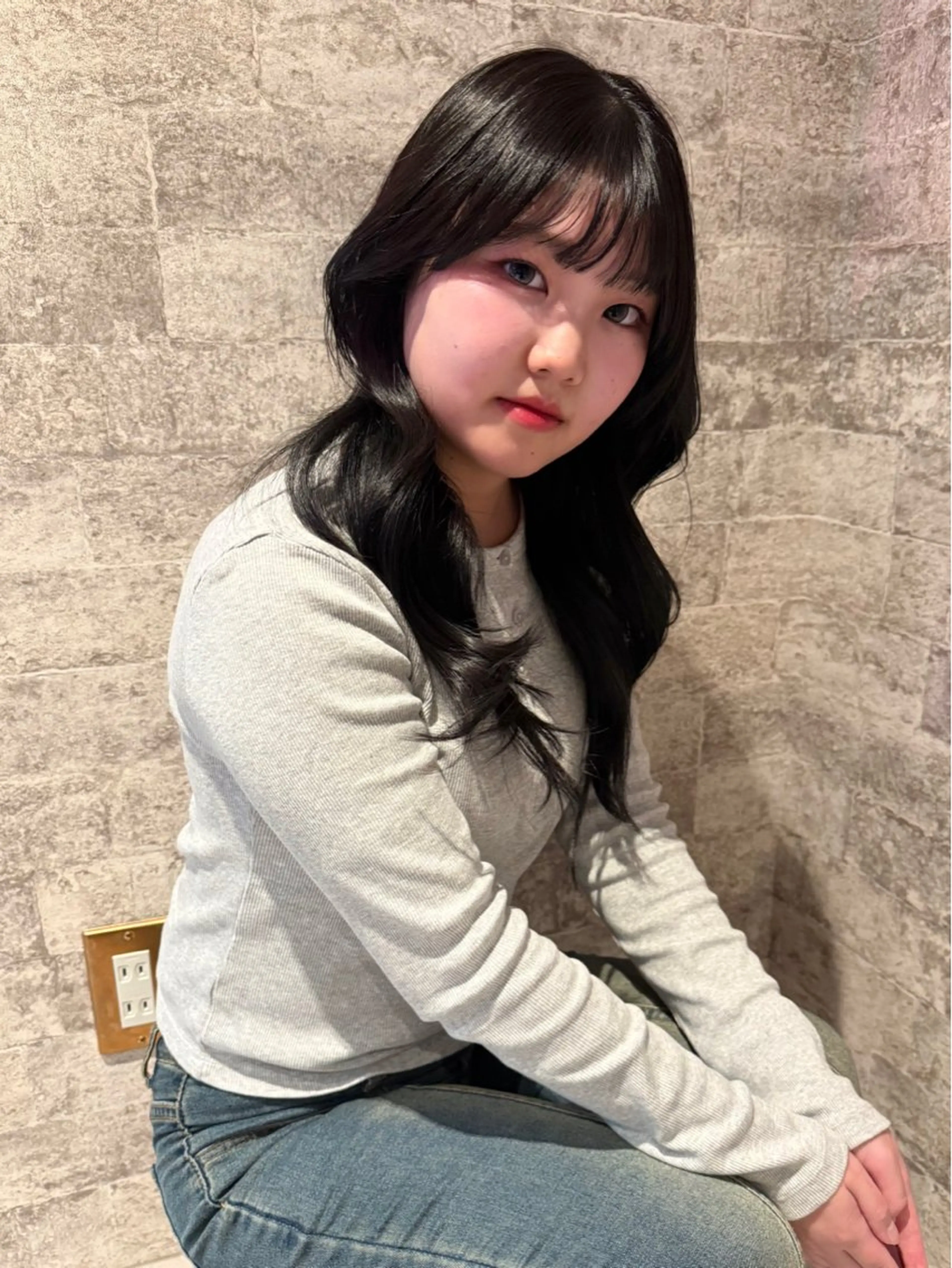 ロング カラー 似合わせカット カット ヘアカラー トリートメント mai / linoah˚✧のヘアスタイル