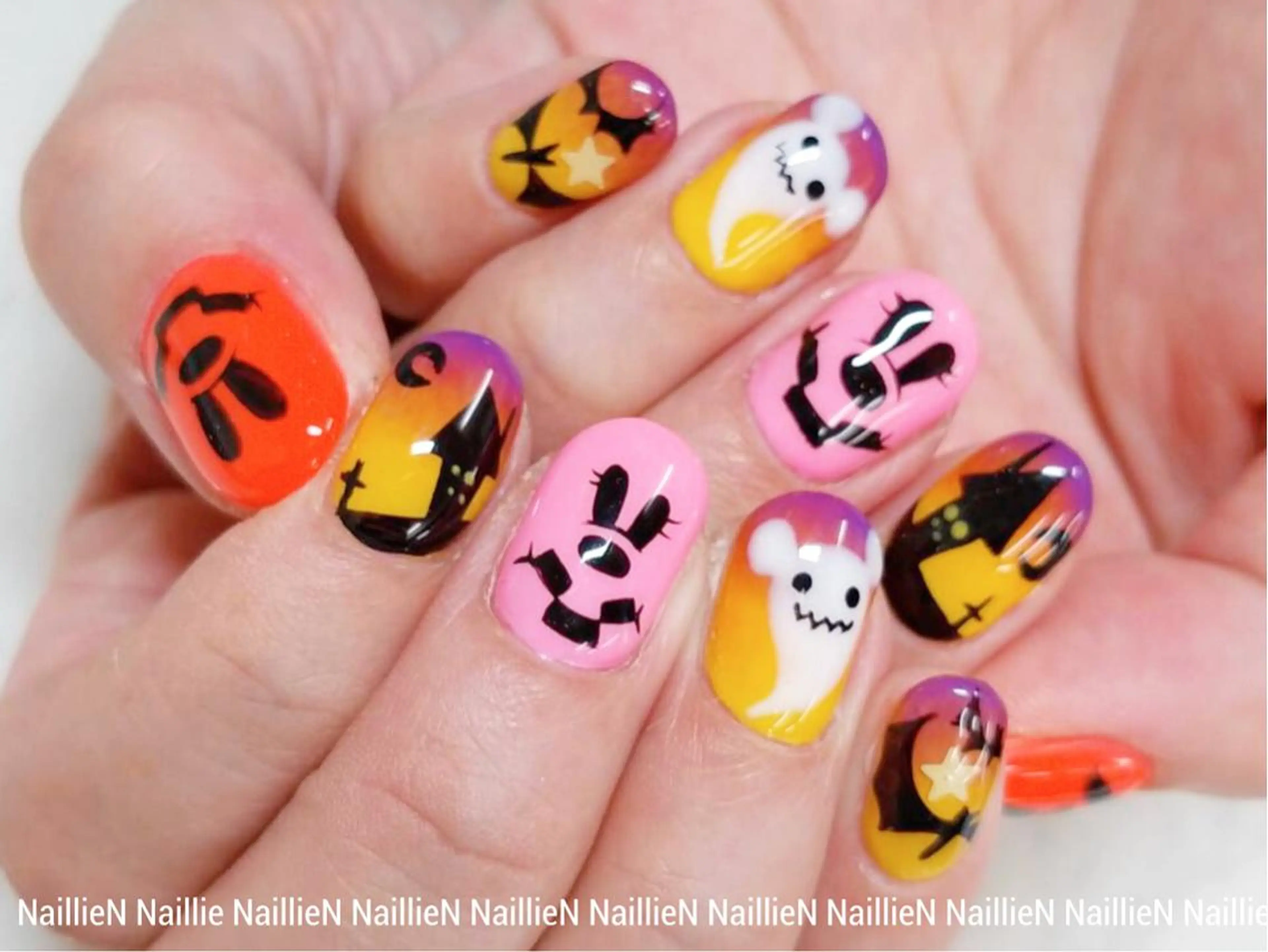 ネイル ハロウィン Nail lieNのネイルデザイン