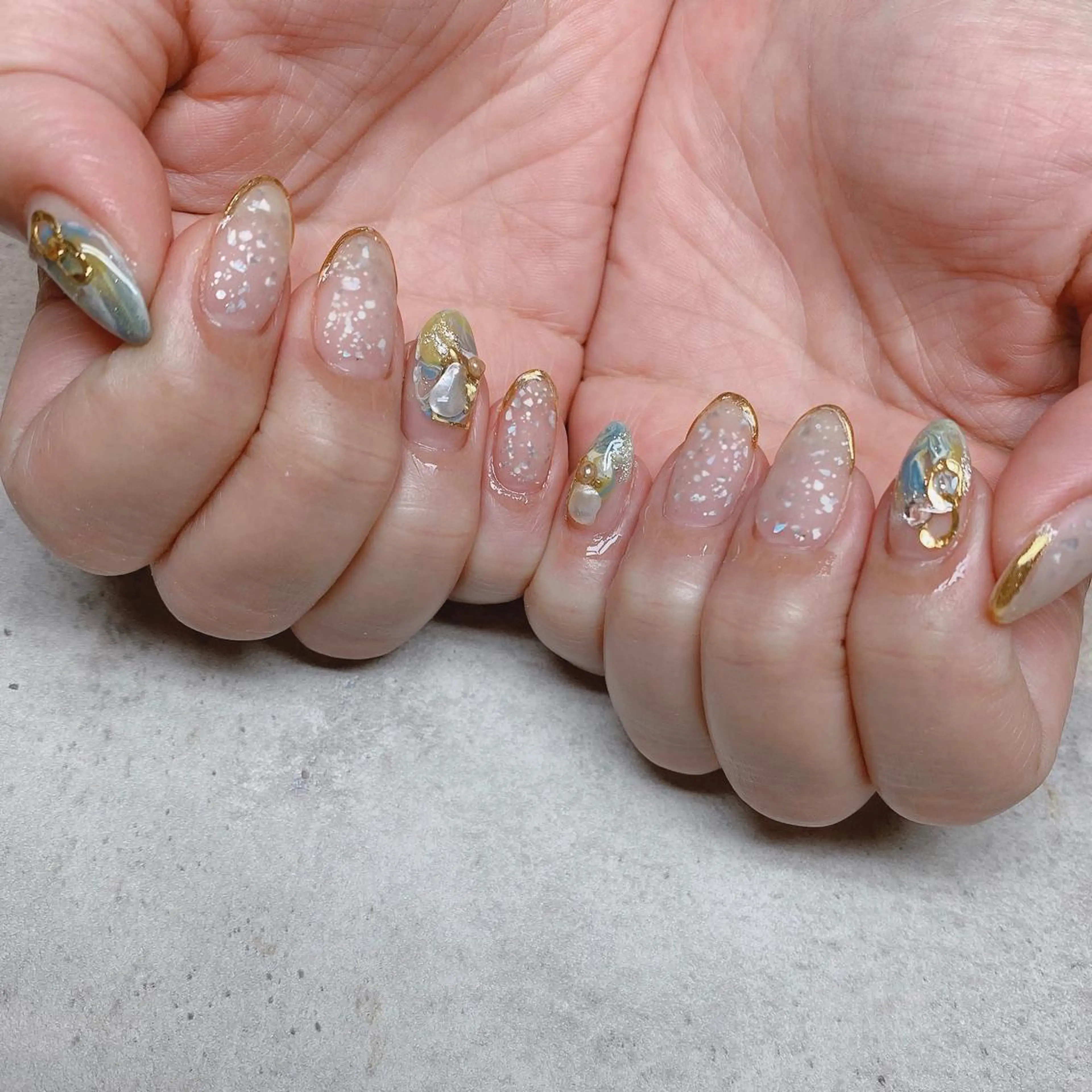 ネイル among アマン所属・lecoa_ kana／amongのネイルデザイン