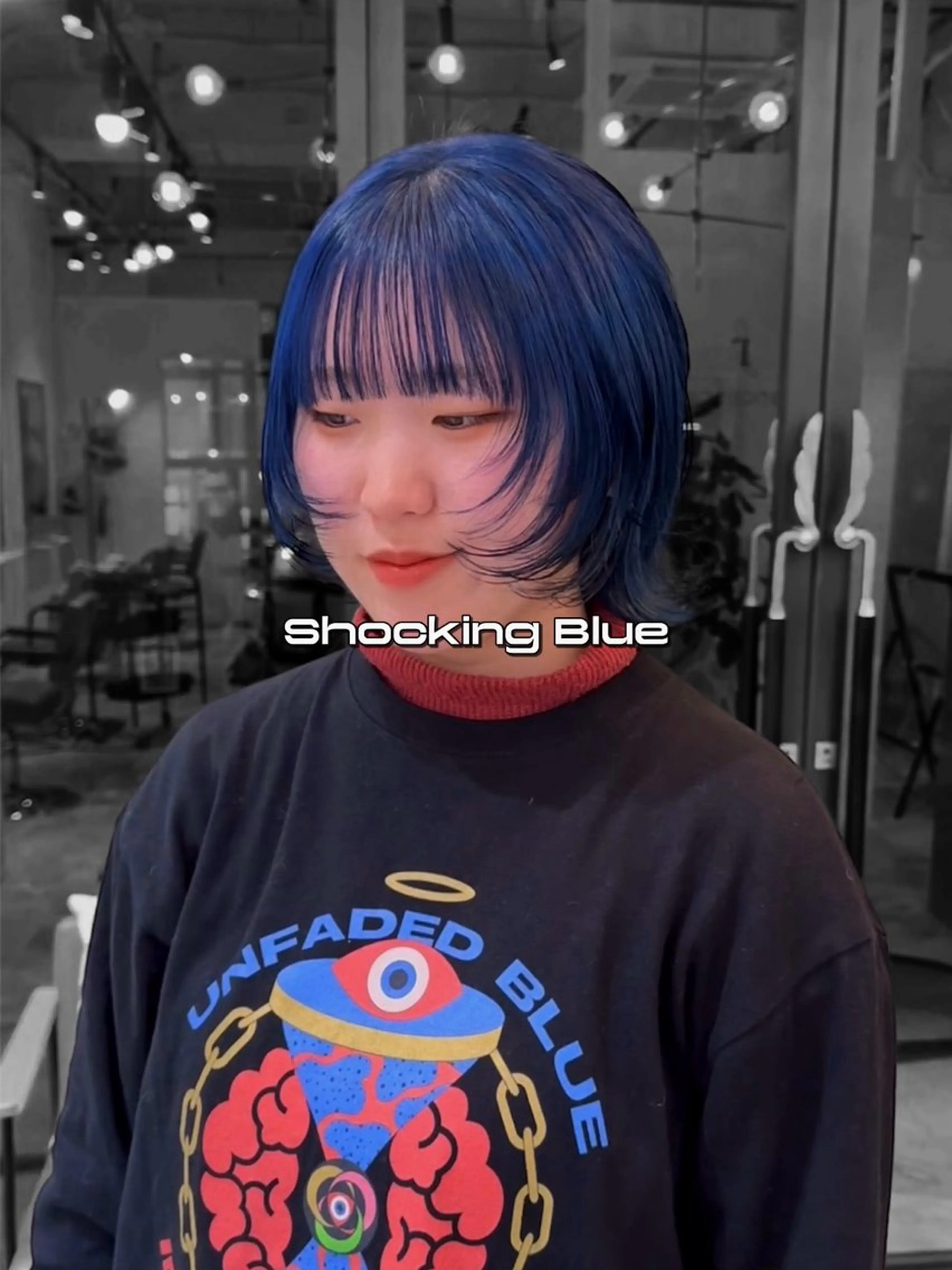 ショート カラー ブリーチ ura/デザイン/ ハイトーン/個性派のヘアスタイル