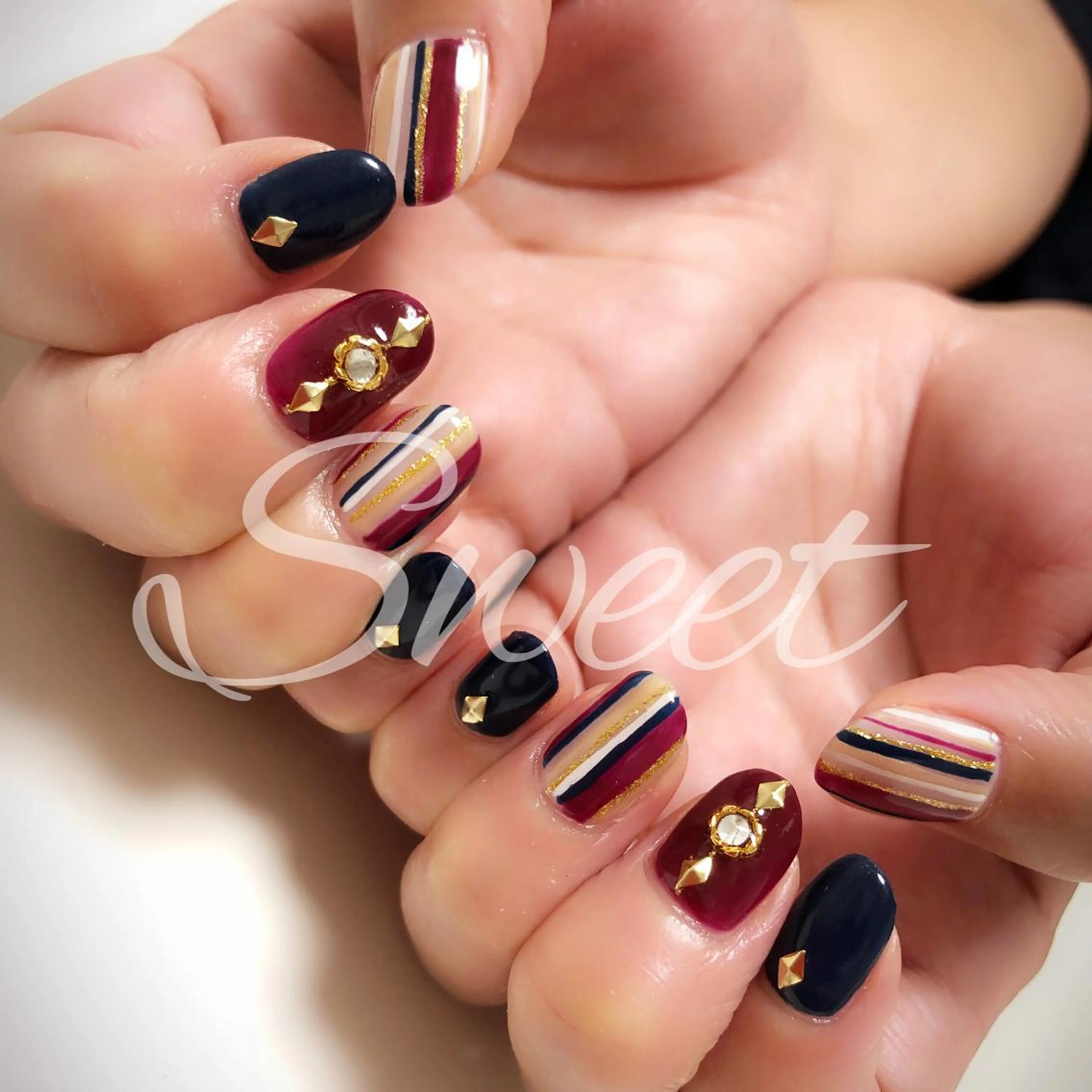 ネイル ハンドネイル sweet 仲野陽子のネイルデザイン