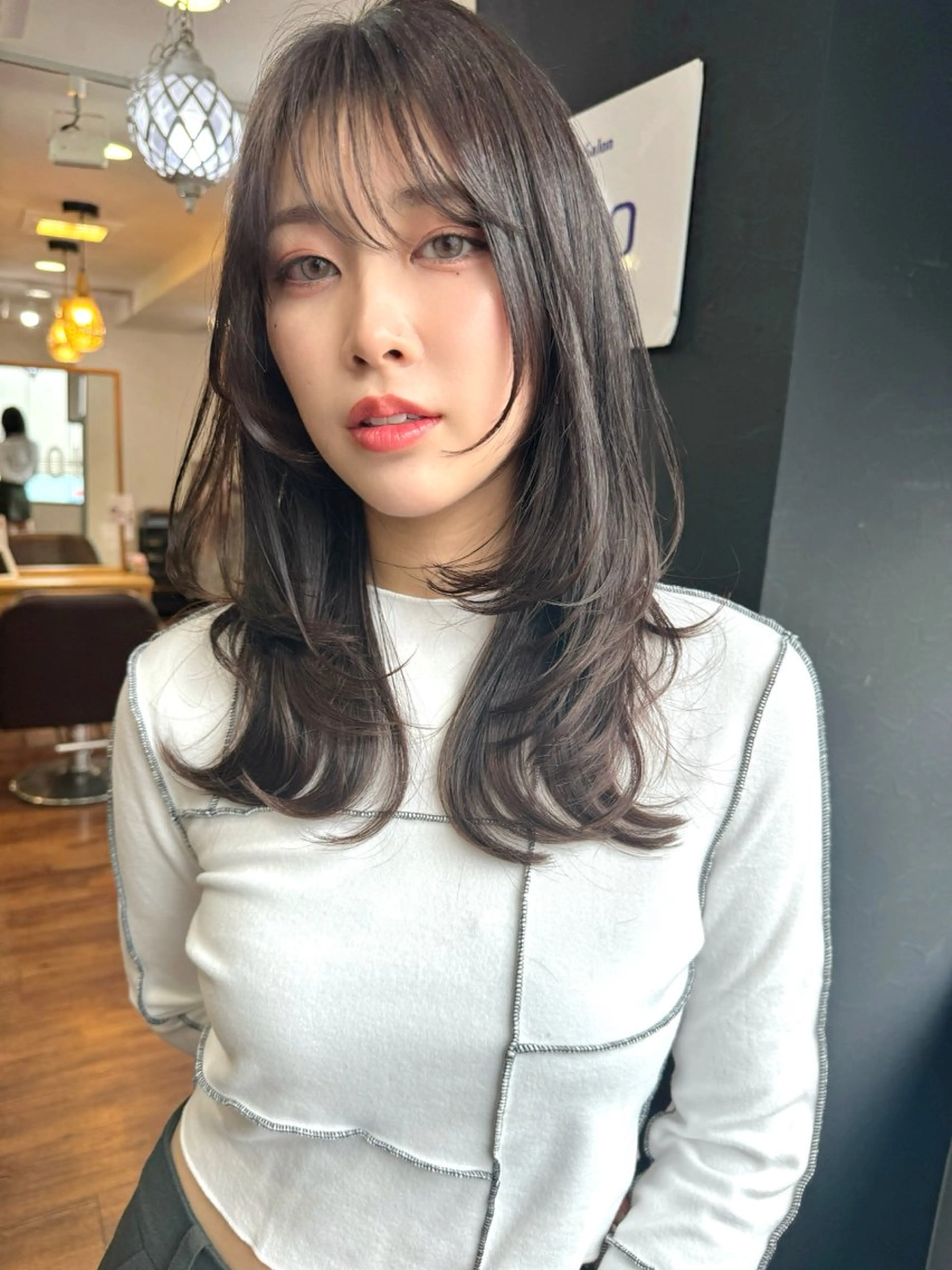 ロング カラー レイヤーカット ウルフカット 似合わせレイヤー 🇰🇷荒木洋文のヘアスタイル