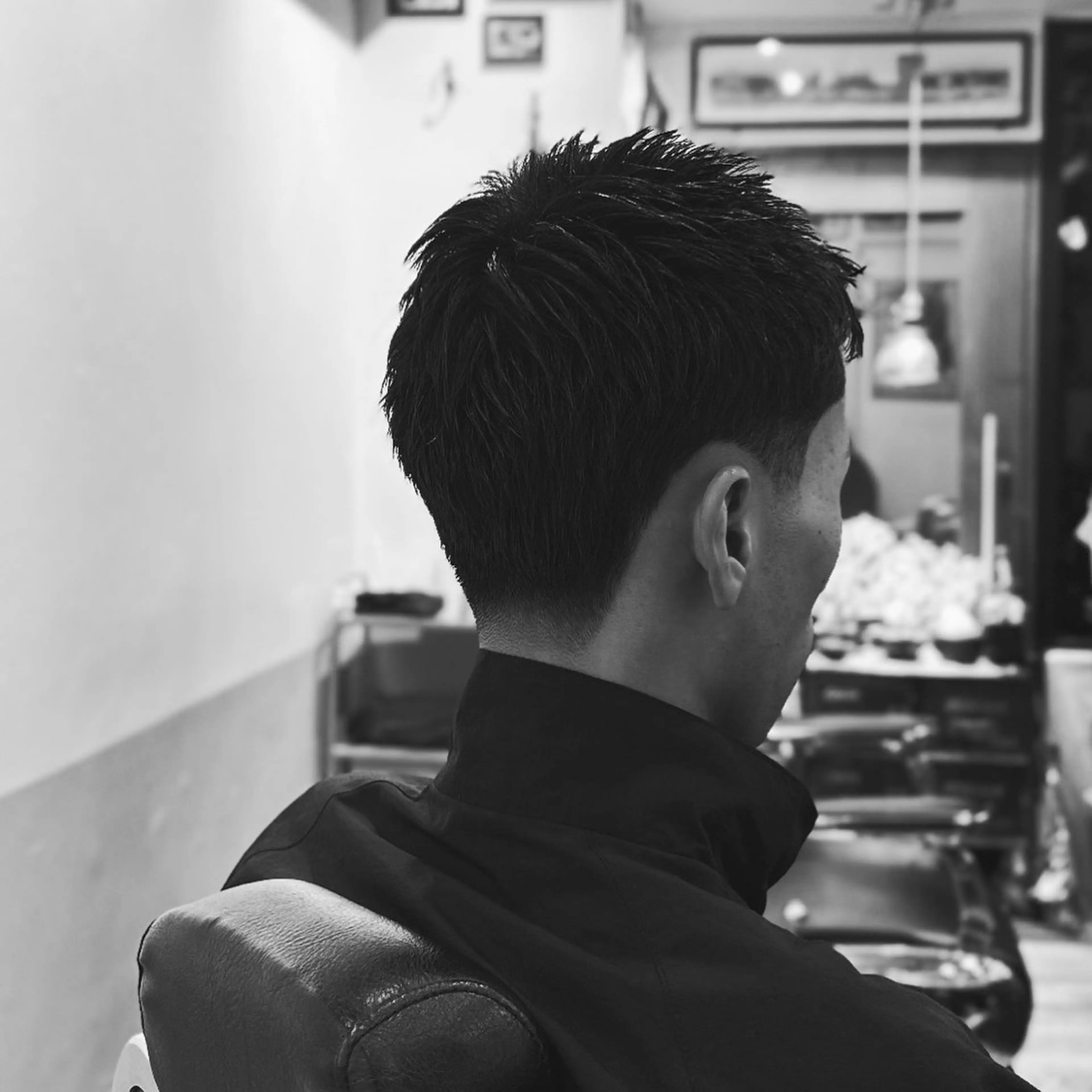 ショート メンズ カット Kaz. メンズパーマ|平尾のヘアスタイル