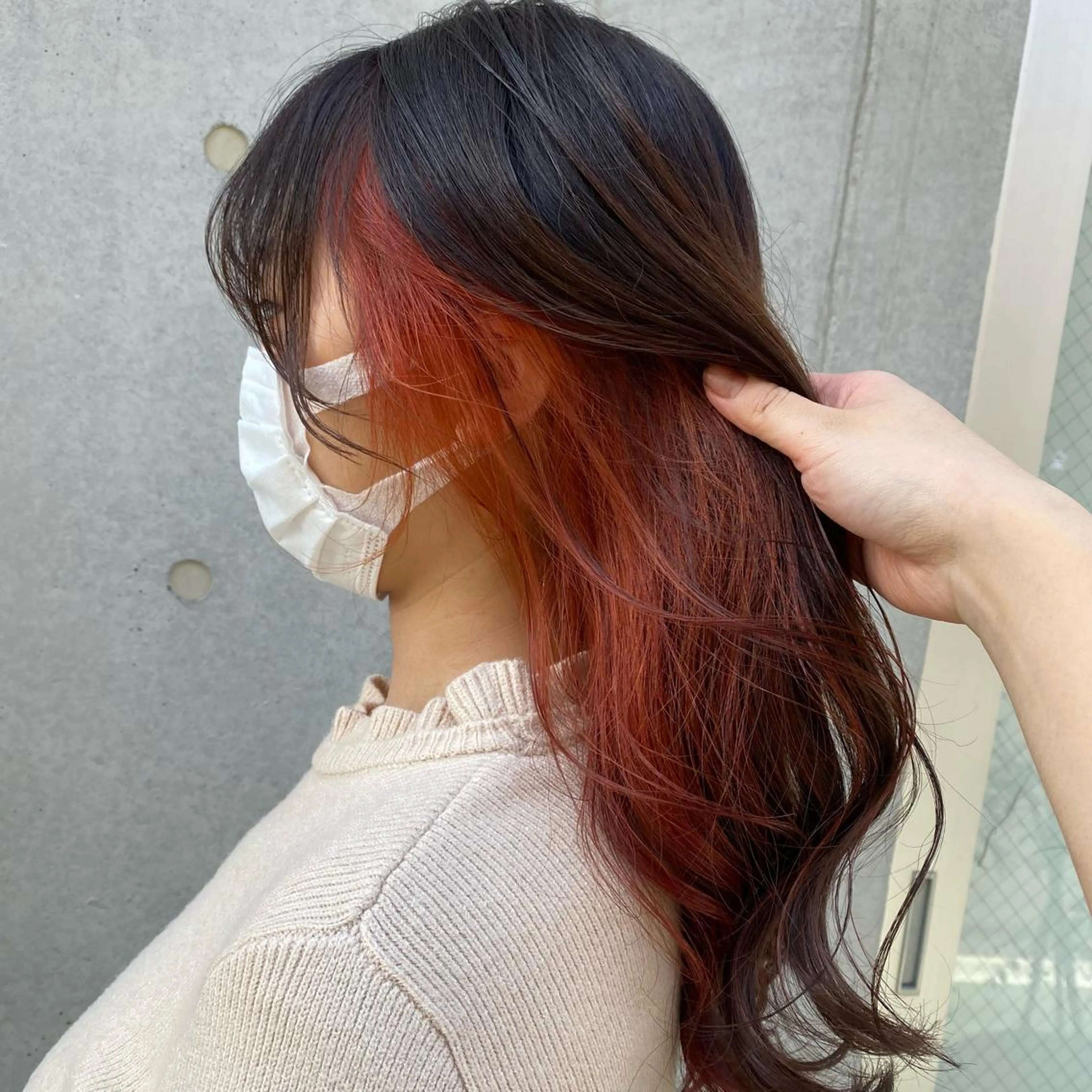 ミディアム カラー 🪭risa 暖色/レイヤー🪭のヘアスタイル