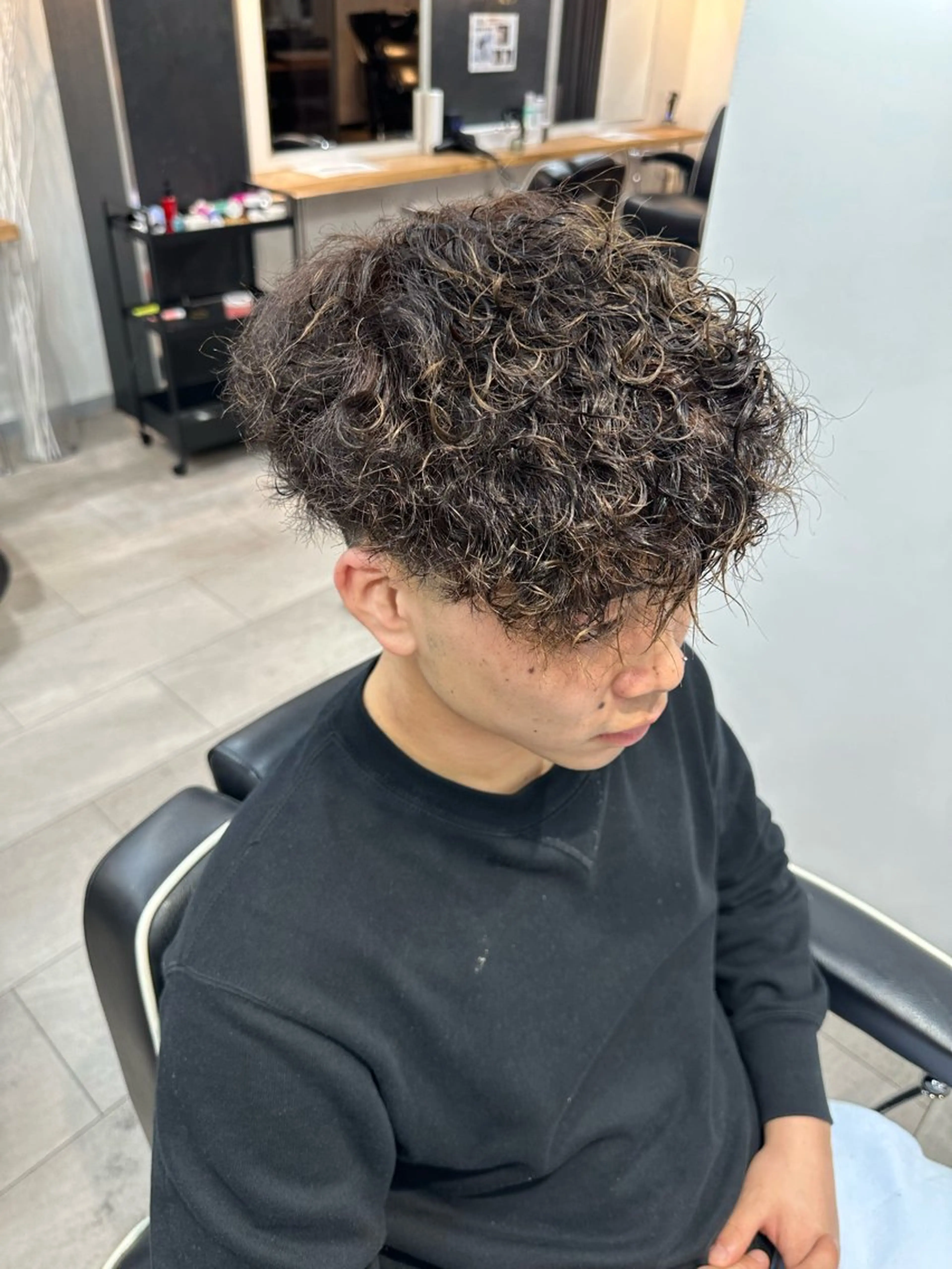 パーマ メンズ 🇺🇸大宮パーマ 波巻き/ツイスパのヘアスタイル