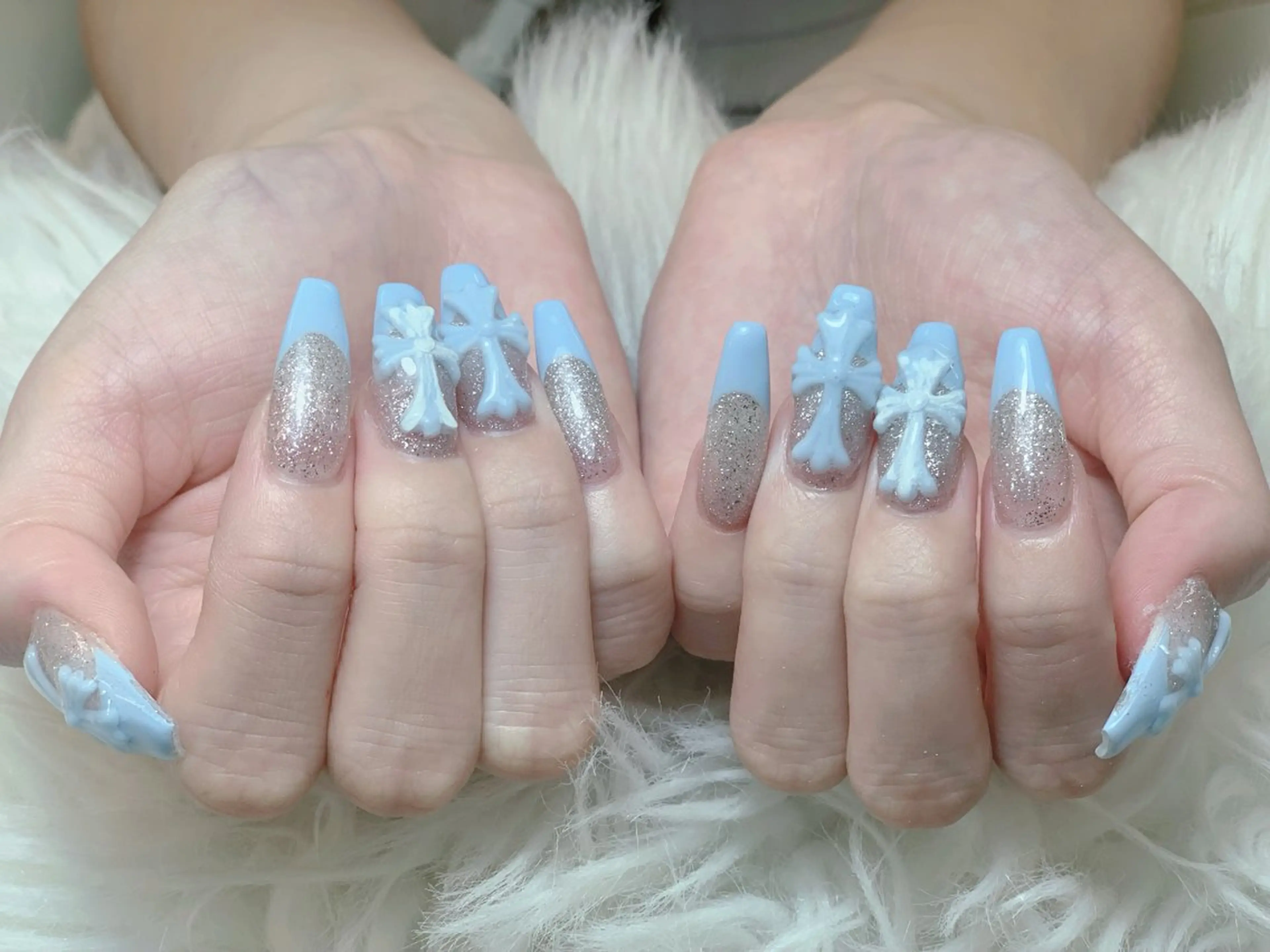 ネイル ハンドネイル Anh ゴテゴテネイルのネイルデザイン