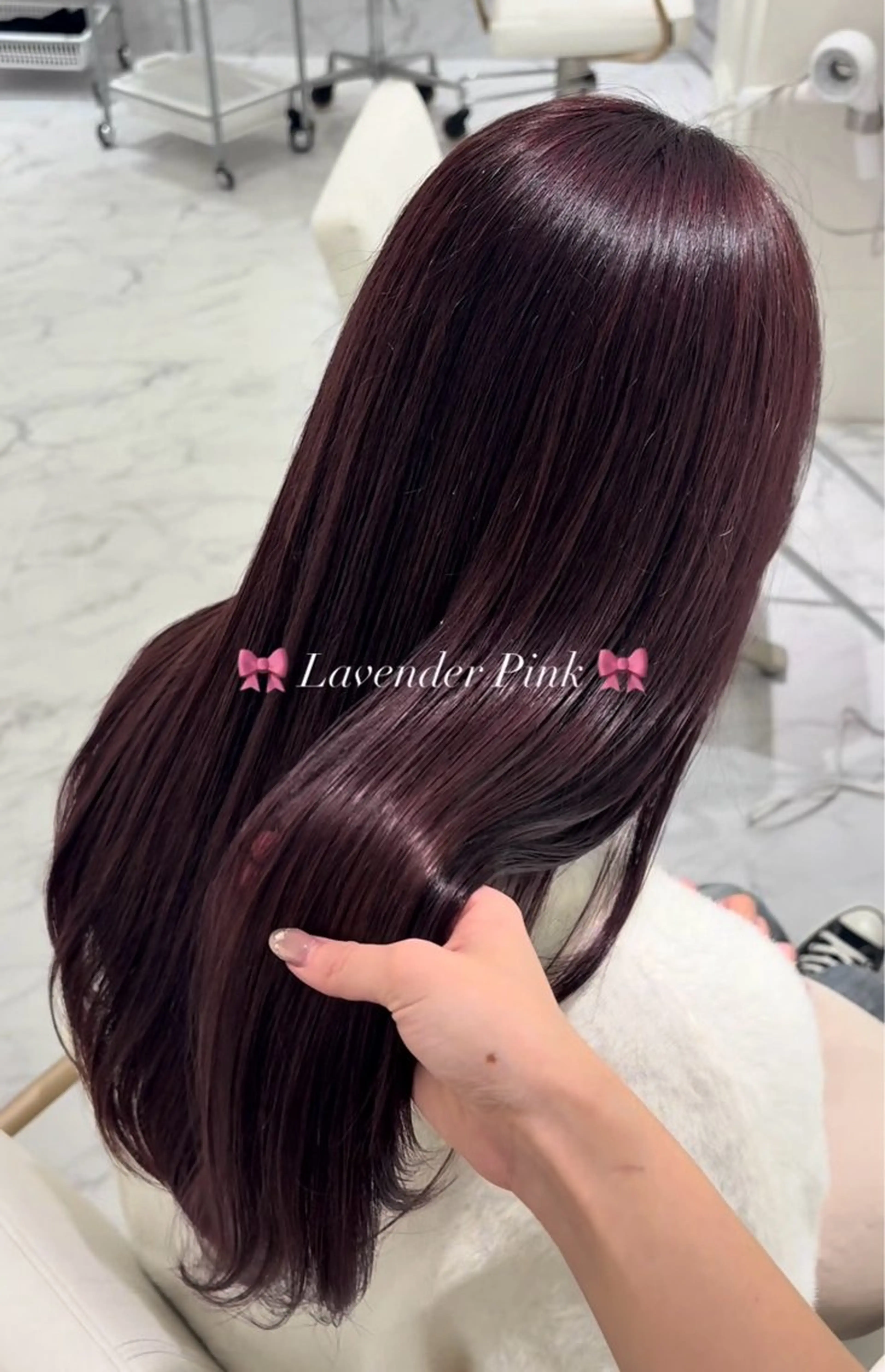 ロング カラー カット ヘアカラー トリートメント ParveMix🎀 稲垣 詞葉のヘアスタイル