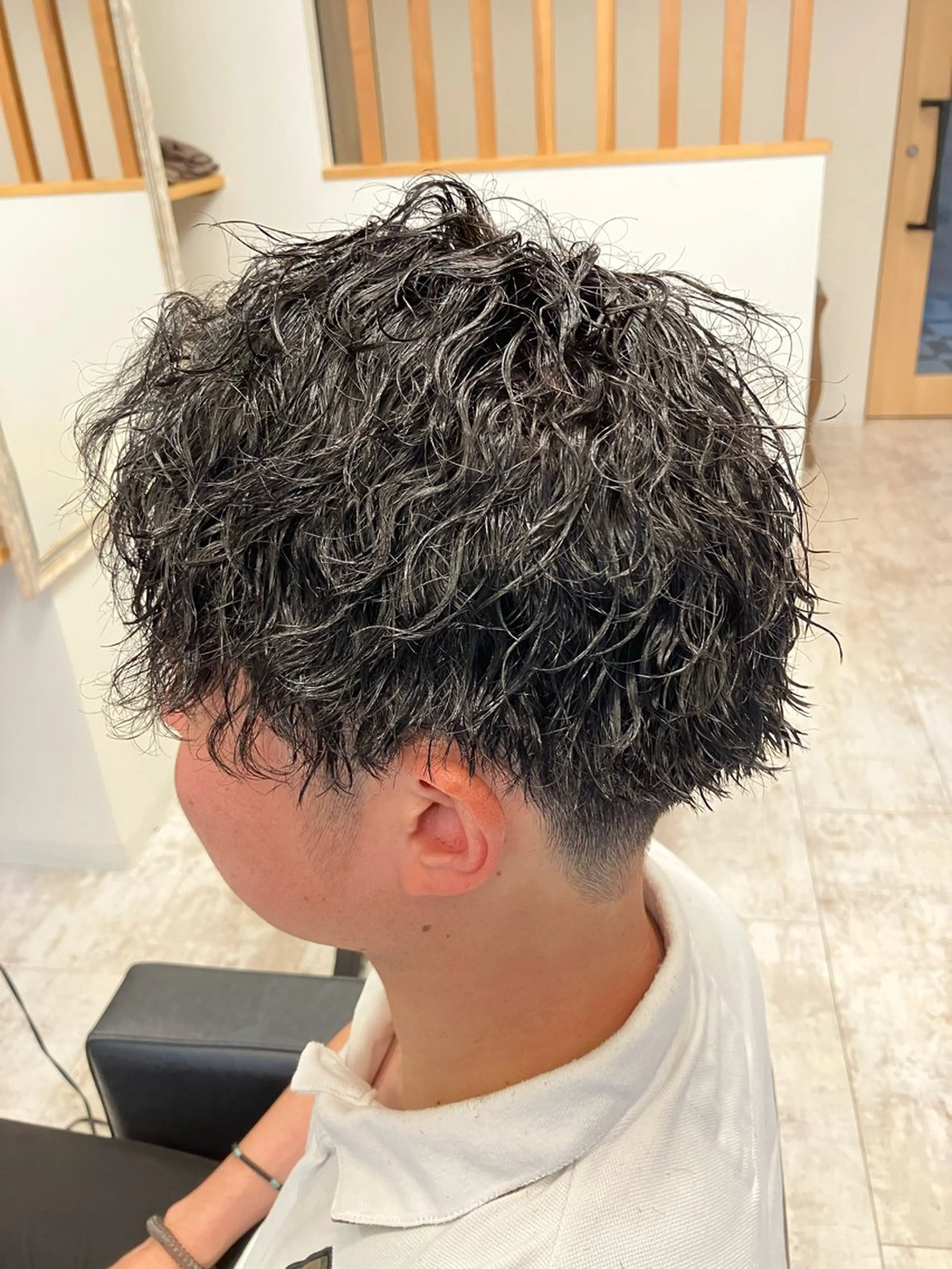 パーマ メンズ カット パーマ メンズ特化/パーマ/ フェードWATARUのヘアスタイル