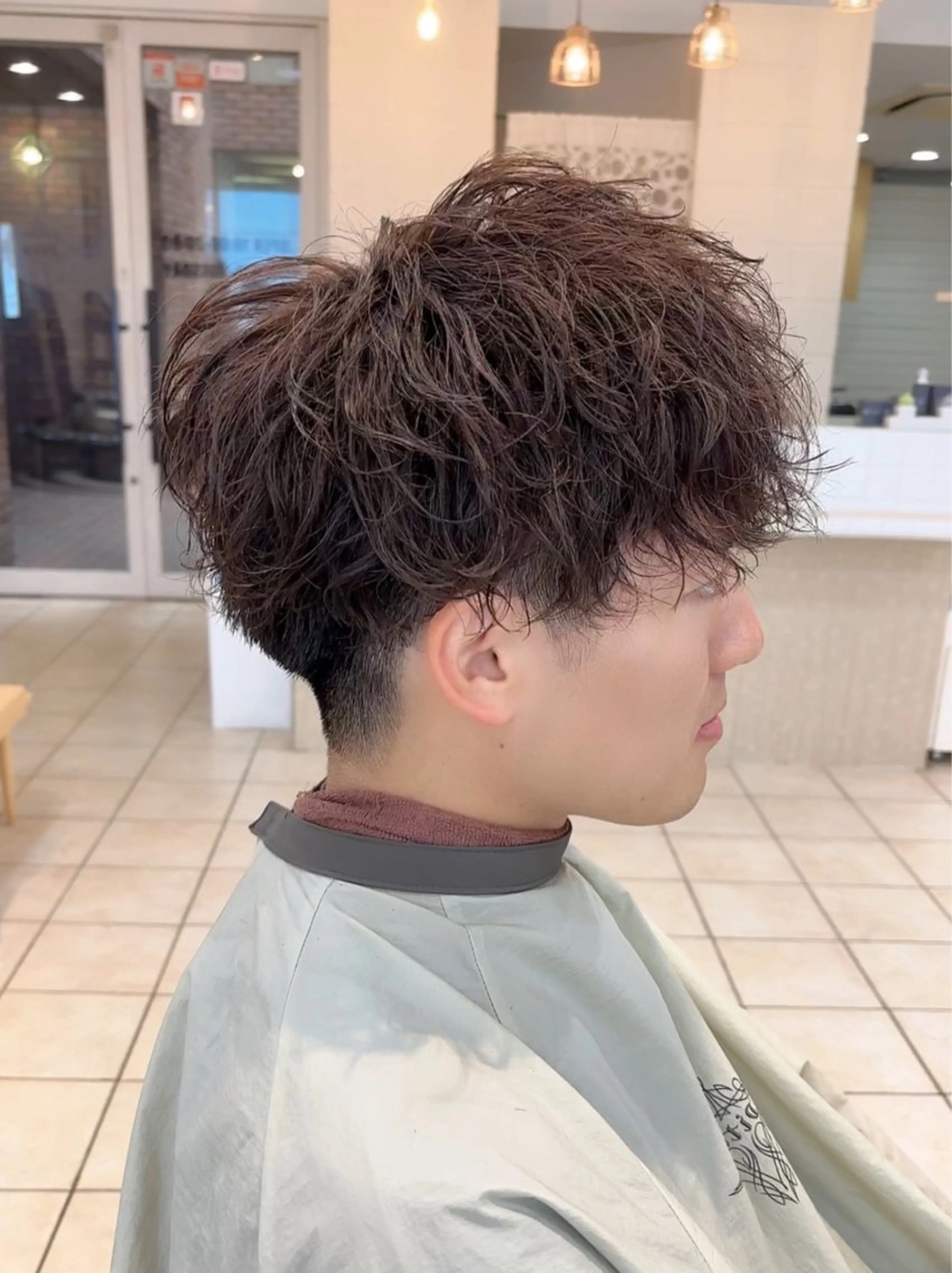 ショート カット パーマ 大宮メンズパーマ/ シャドウパーマ/瑞月のヘアスタイル