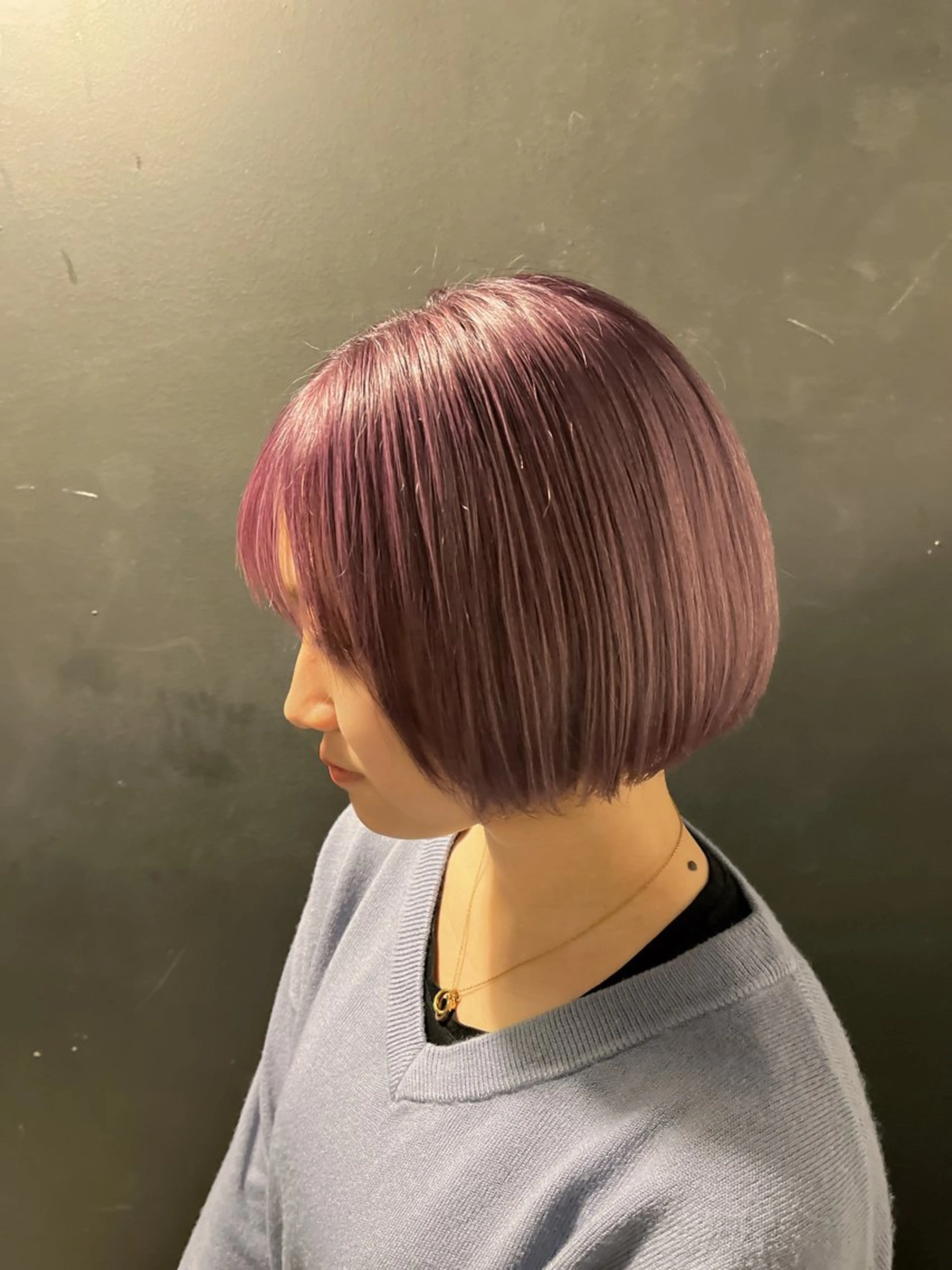 ショート カラー 縮毛矯正/ハイトーン /パーマ/せき🧸のヘアスタイル