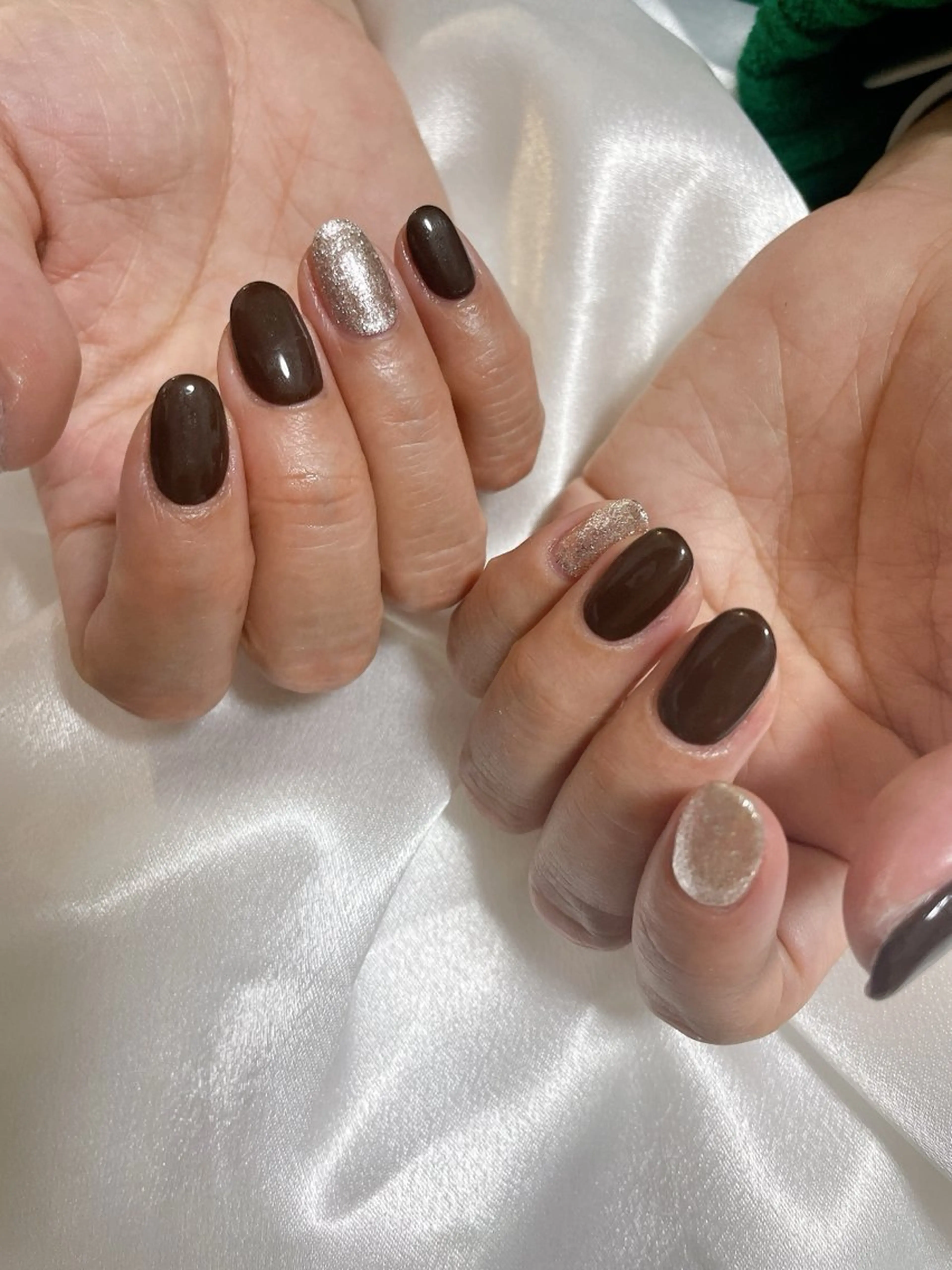 ネイル オーロラネイル フットネイル フレンチネイル ジェルネイル ハート ハンドネイル mogunail &blowのネイルデザイン