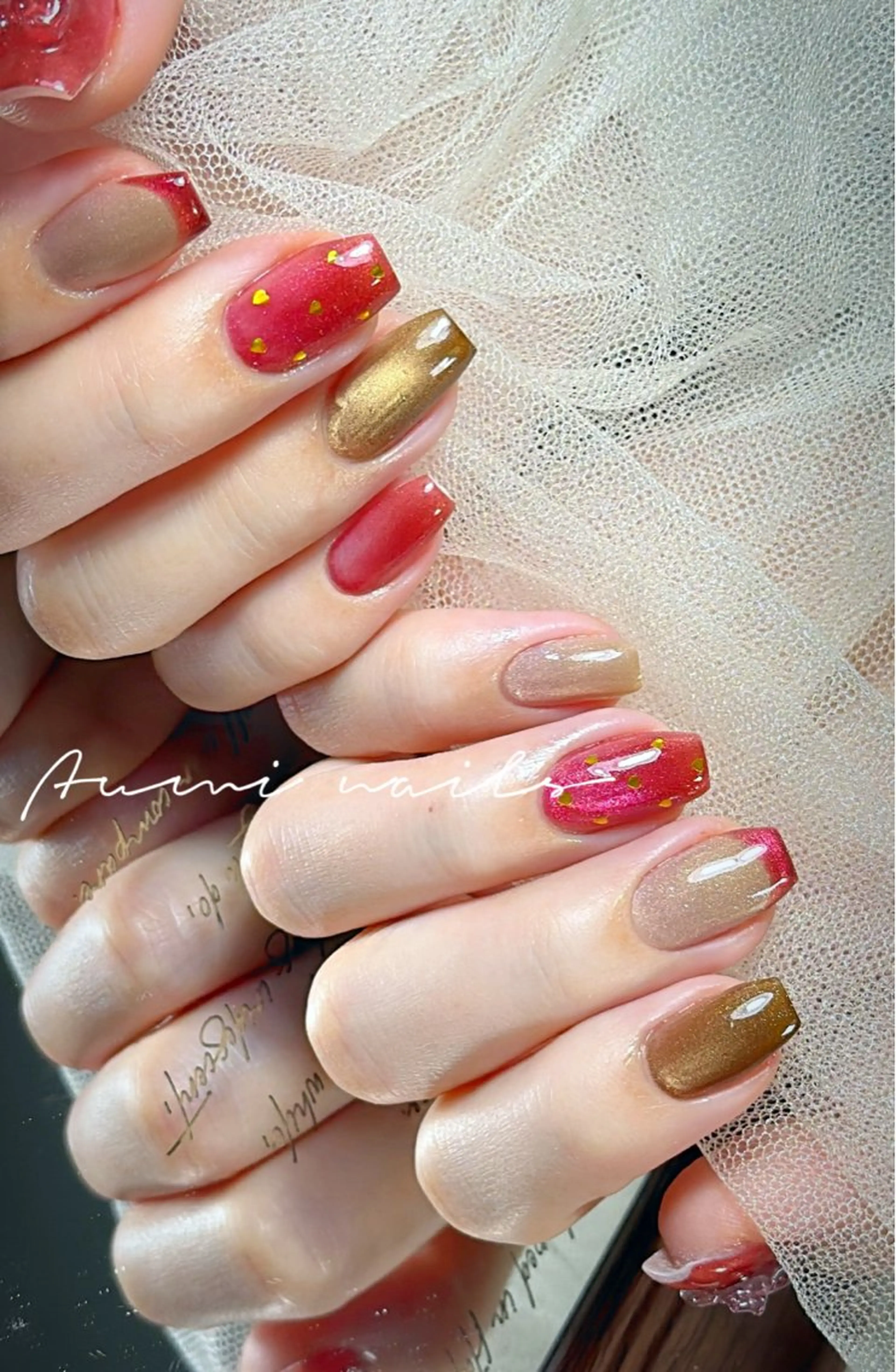 ネイル ハンドネイル YUMI ニュアンスnailsのネイルデザイン