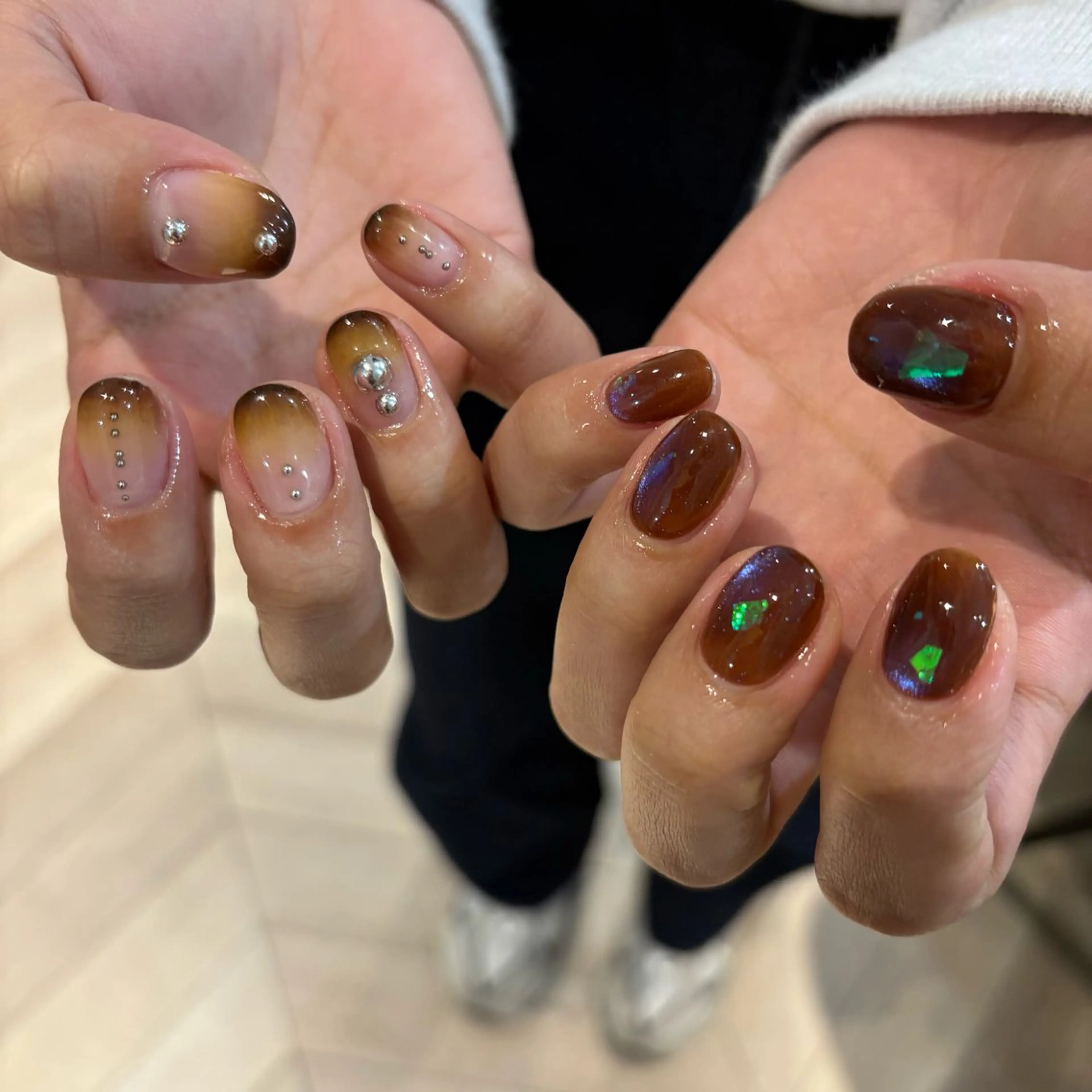 [新規]初回オフ込み/ニュアンスネイル/パラジェル変更可の写真