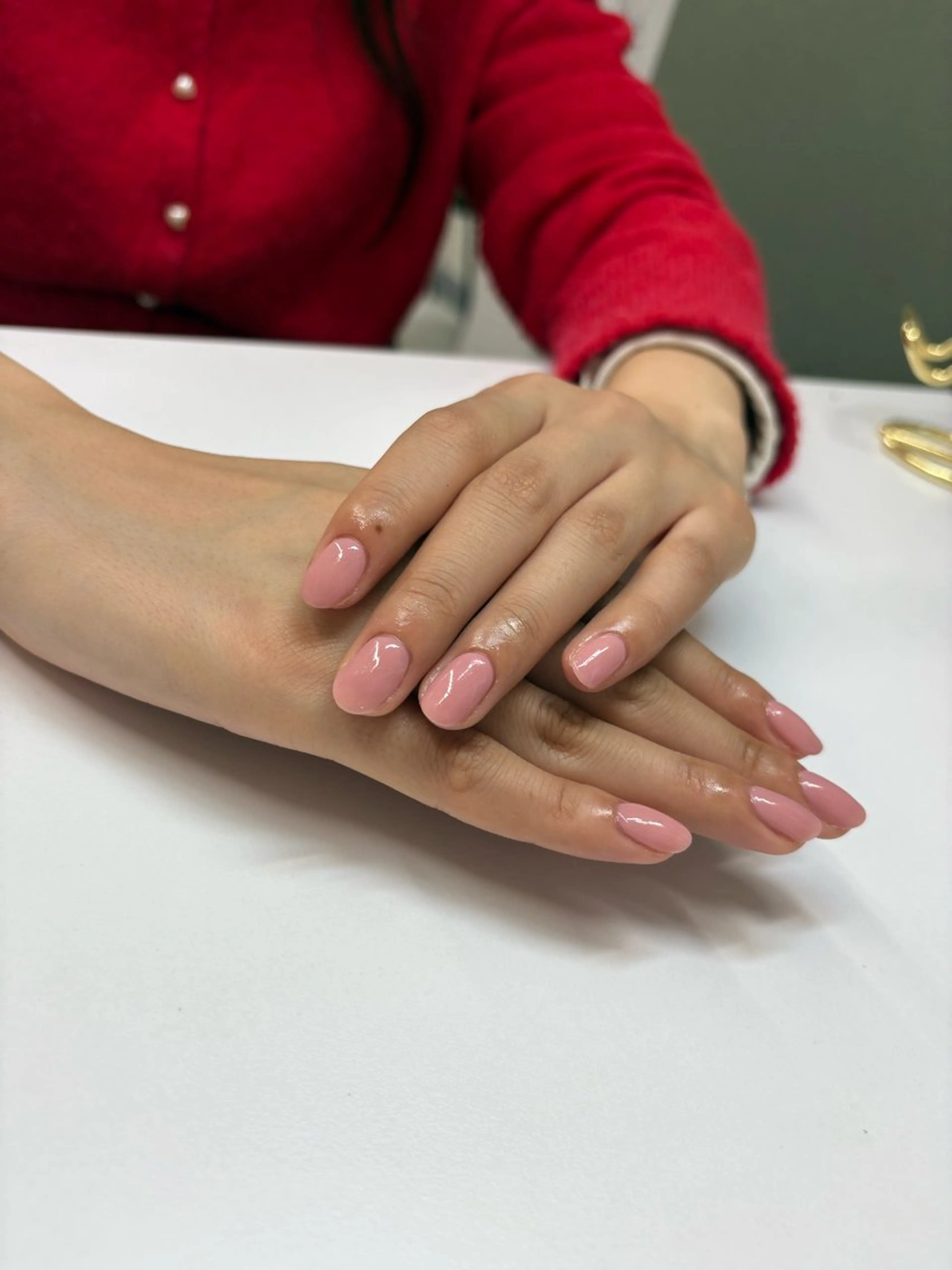 ネイル 桜ネイル ワンカラーネイル ピンク mitani mahoのネイルデザイン