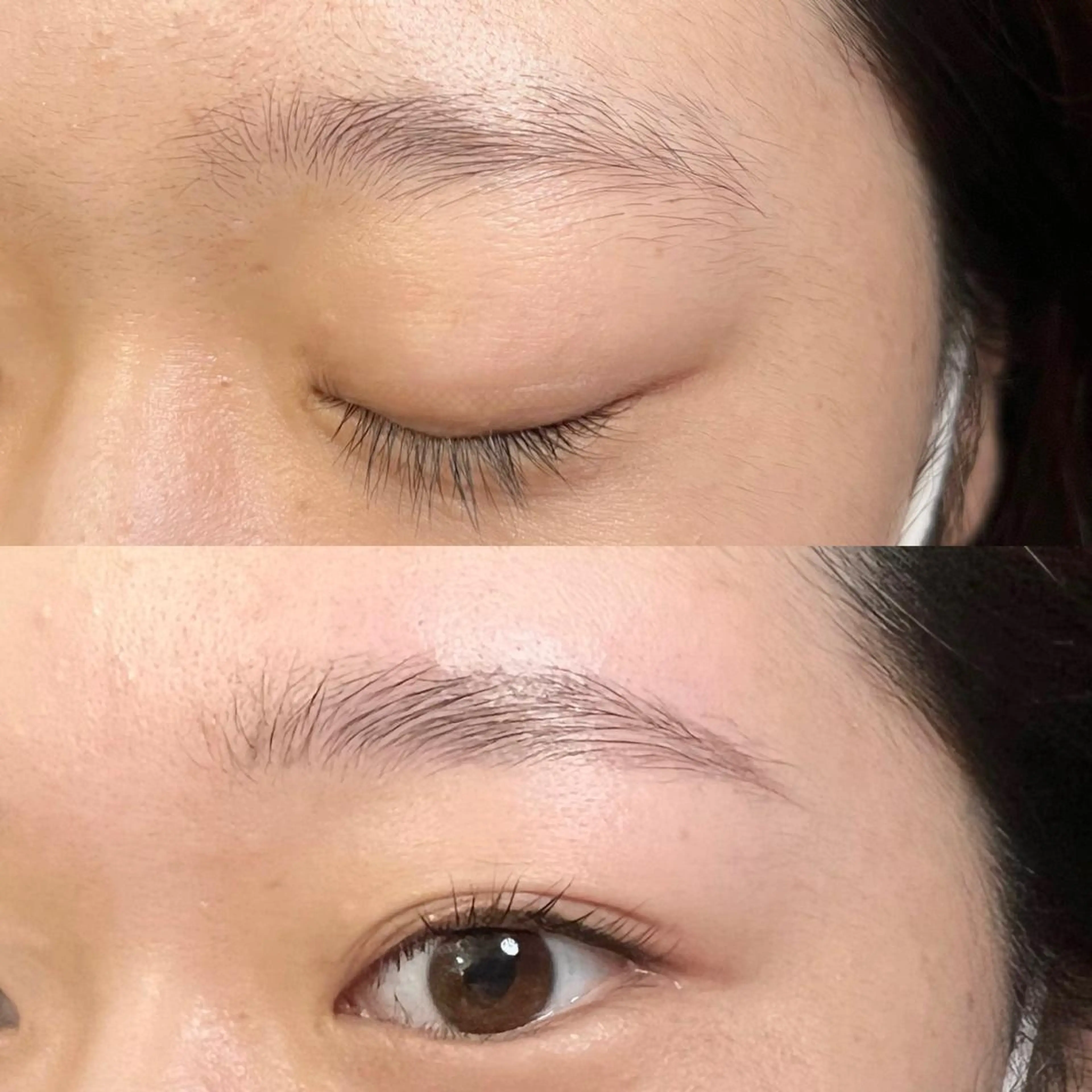 マツエク・マツパ アイブロウ 眉毛ワックス脱毛 韓国風マツエク パリジェンヌラッシュリフト まつげパーマ 一重×まつ毛パーマ Cherie Kawaguchiのマツエク・マツパデザイン