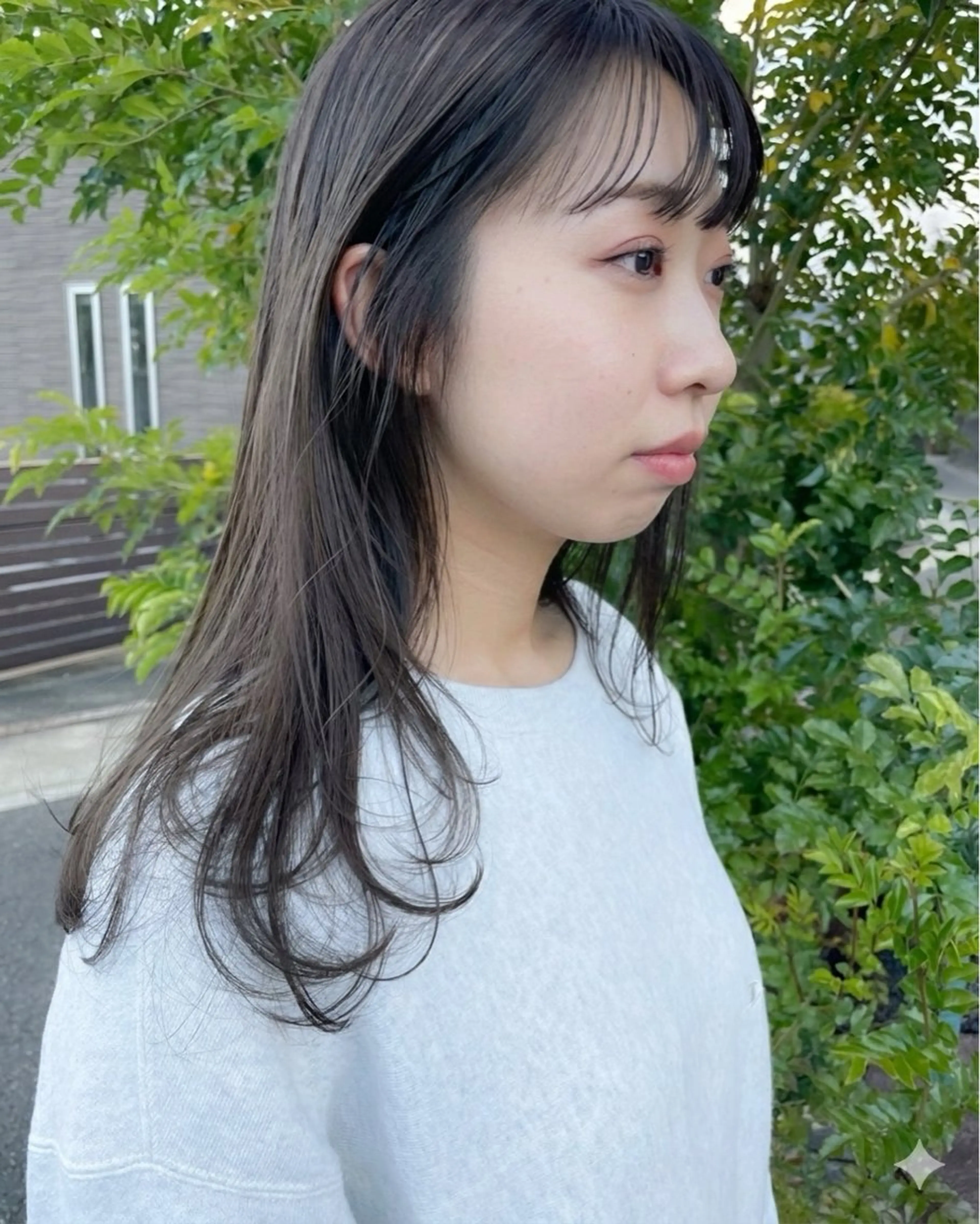 セミロング カット ヘアカラー トリートメント 森崎 士/似合わせカラーのヘアスタイル