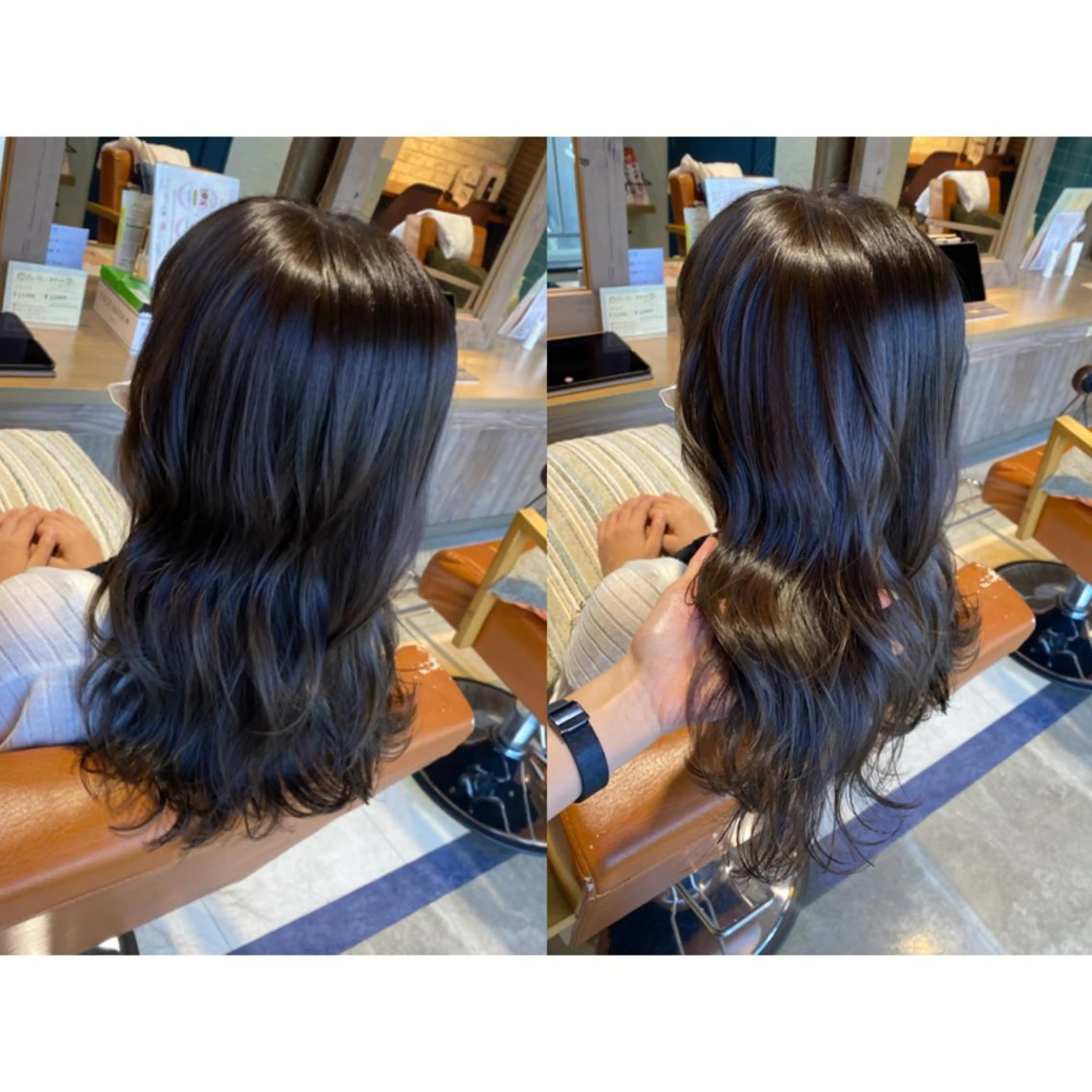 カラー カット ヘアカラー トリートメント 🐻結んで可愛い hair EMI🐻のヘアスタイル