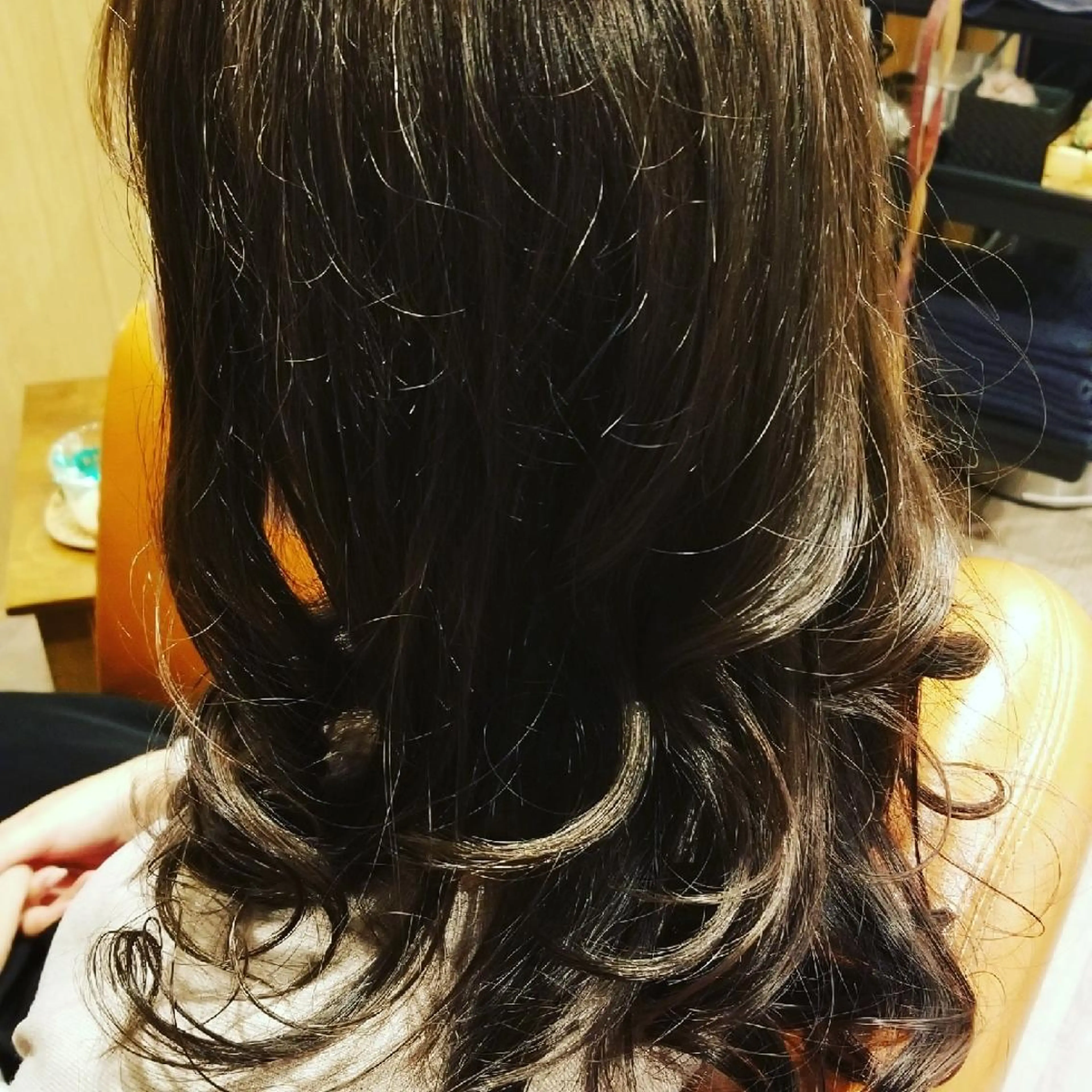 ロング カラー アディクシーカラー ブルーカラー 外国人風カラー トリートメント カット ヘアカラー トリートメント spa hair ark 富井直美のヘアスタイル