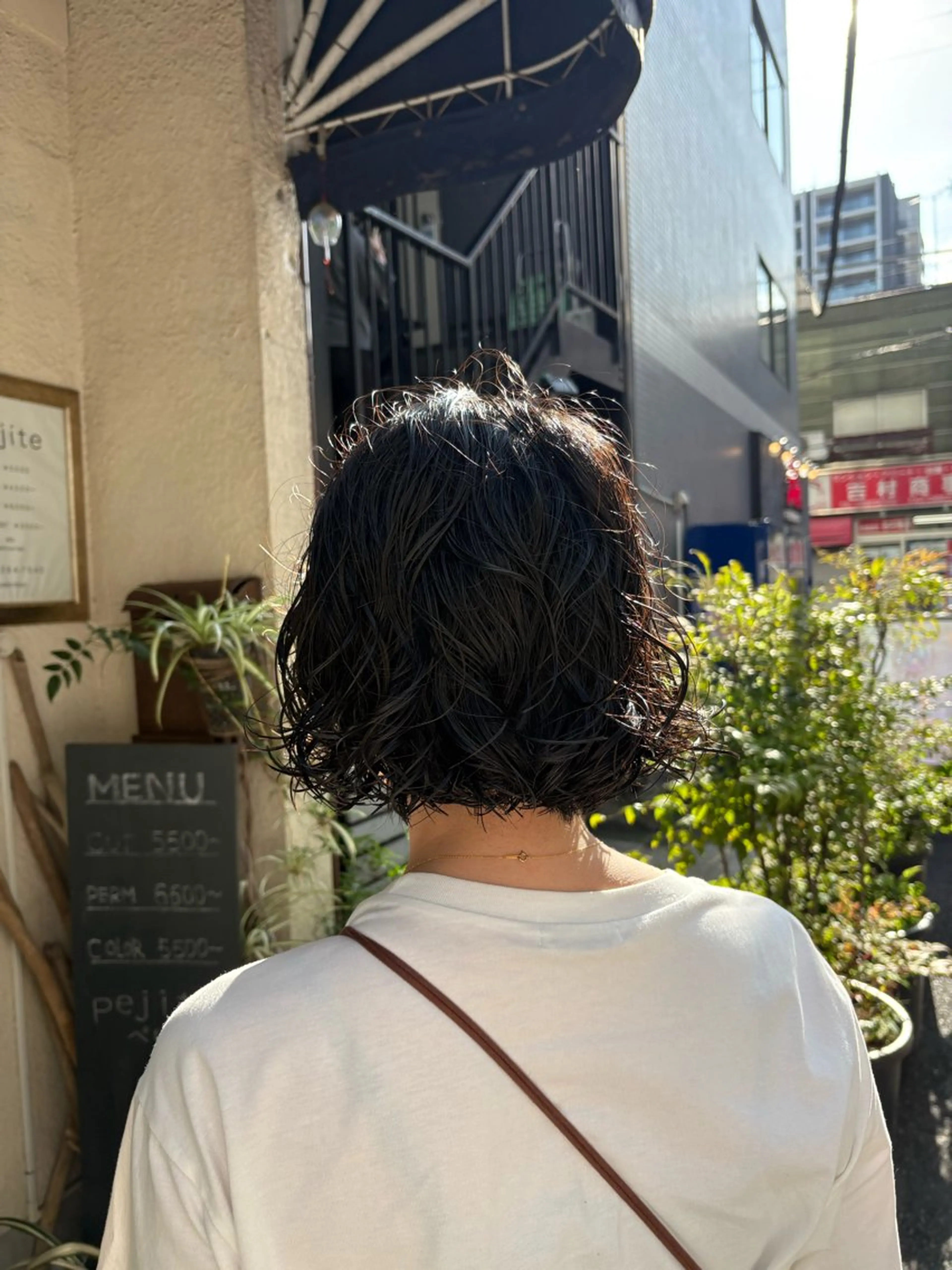 ミディアム パーマ カット パーマ 【pejite】 小沼 勇貴のヘアスタイル