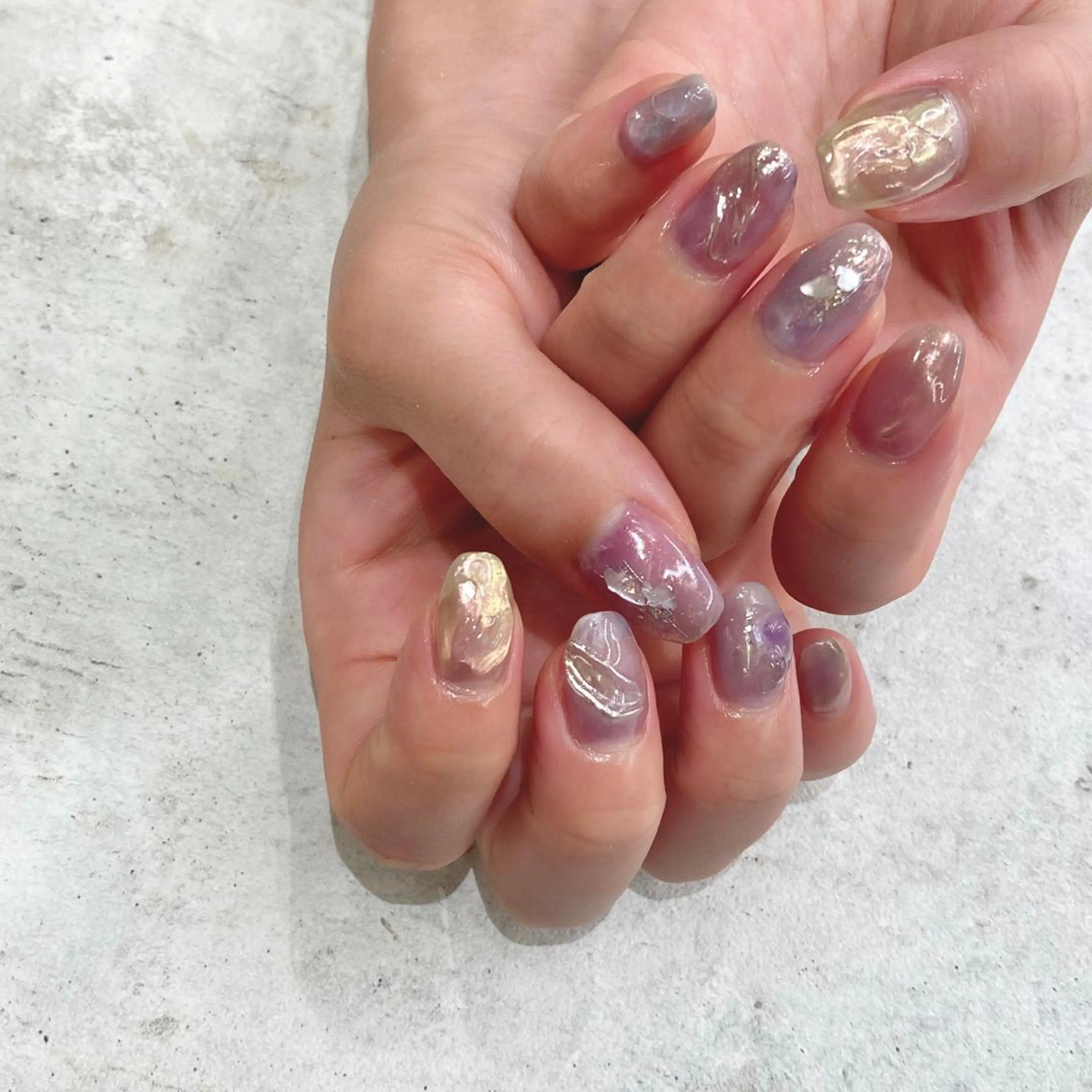 ネイル ハンドネイル Yuriko Omi パラジェル/渋谷のネイルデザイン