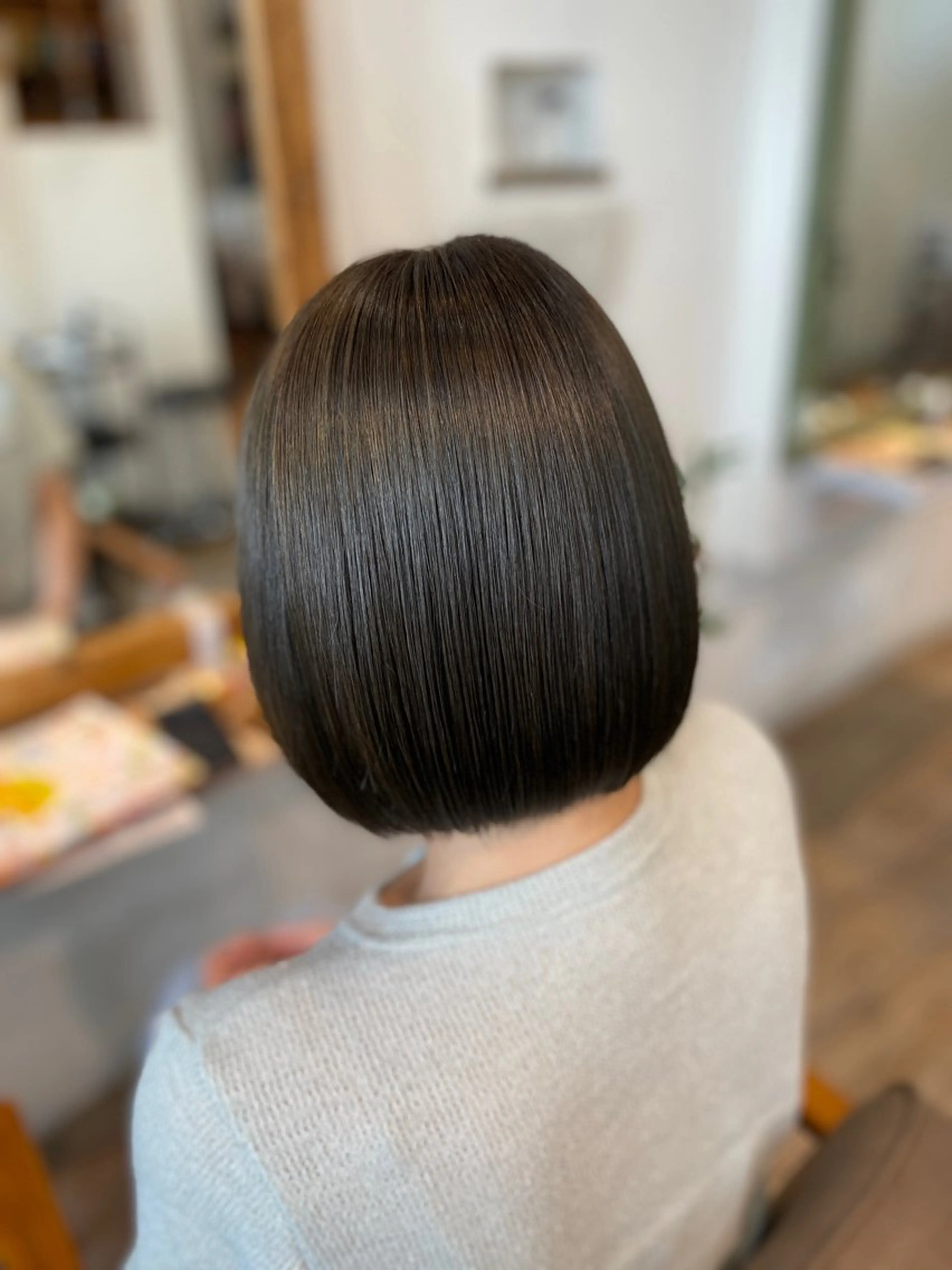 ショート カラー オリーブカラー 安住 千明のマツエク・マツパデザイン