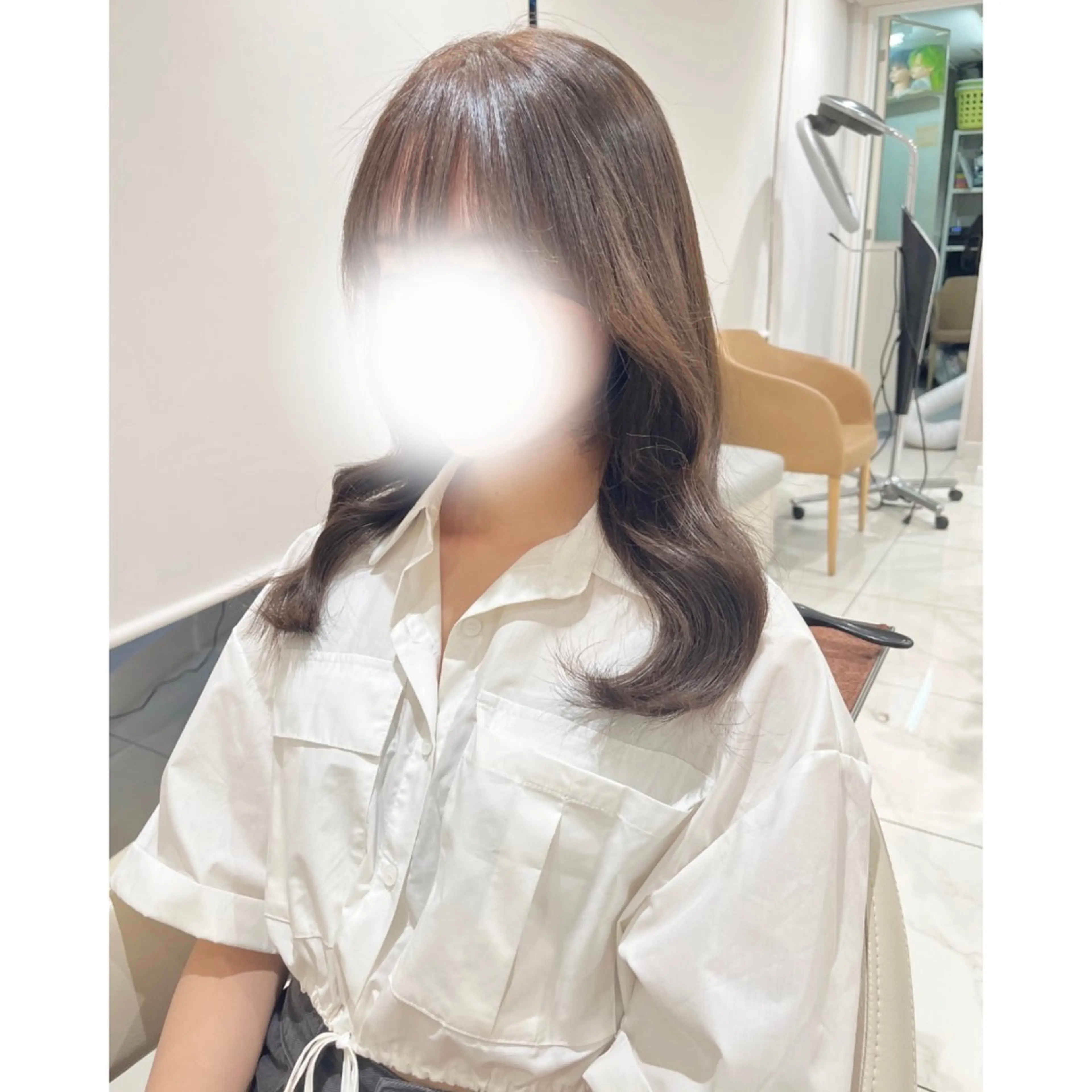 ミニモ限定　カット+カラー　骨格似合わせ/トレンド韓国ヘアの写真