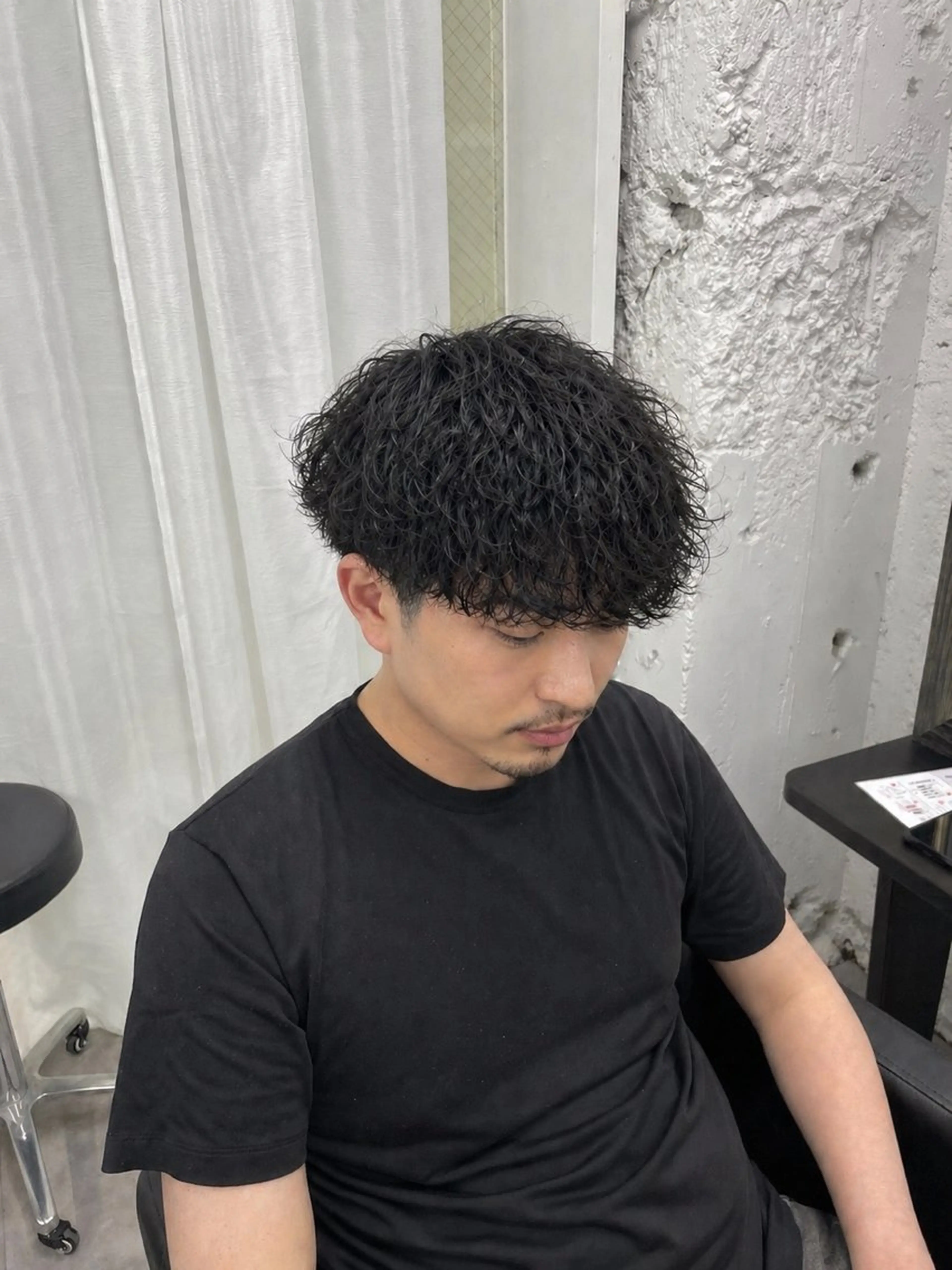 メンズパーマ（カットあり）の写真