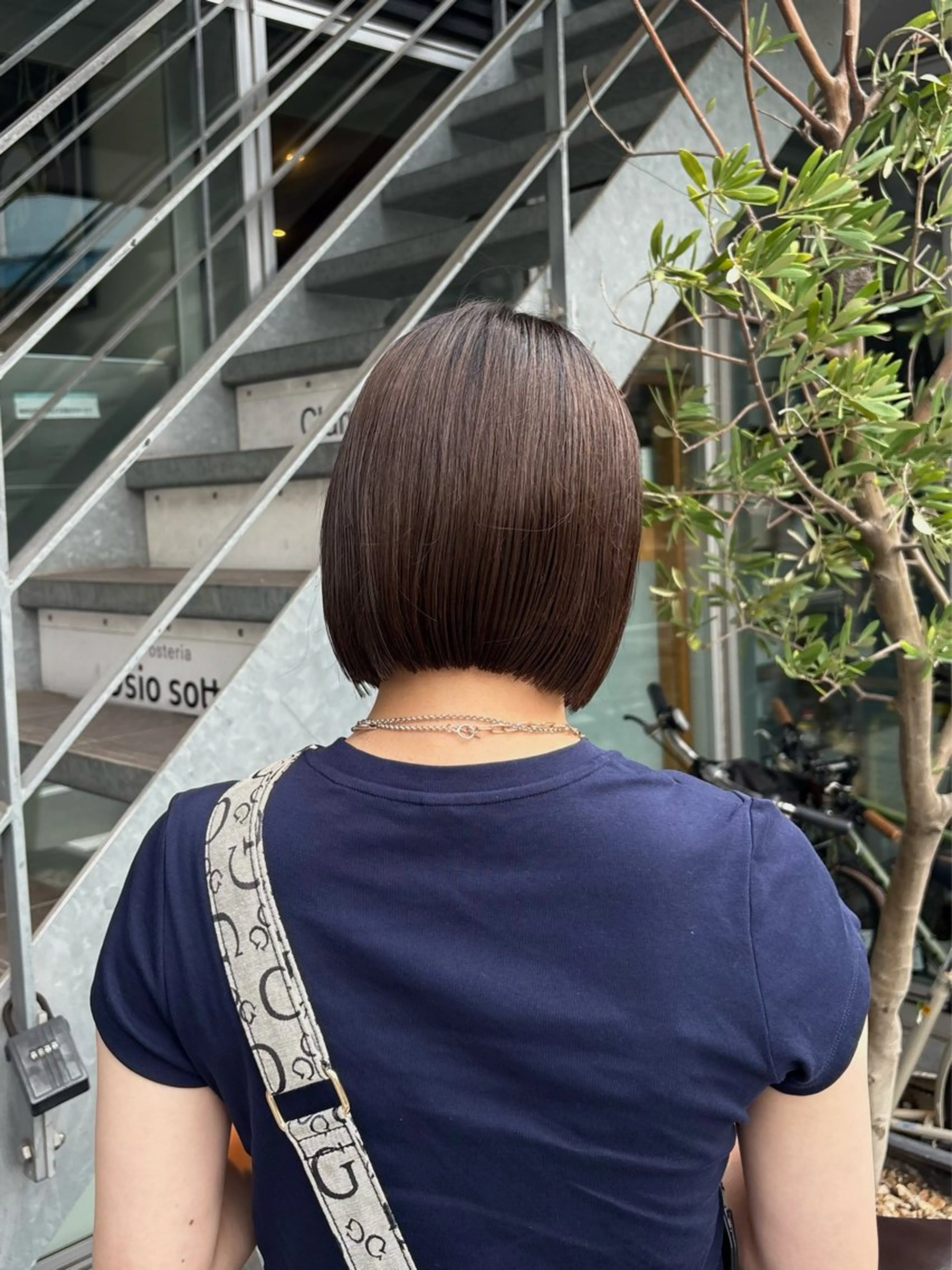 ショート ボブ 西村 清花のヘアスタイル