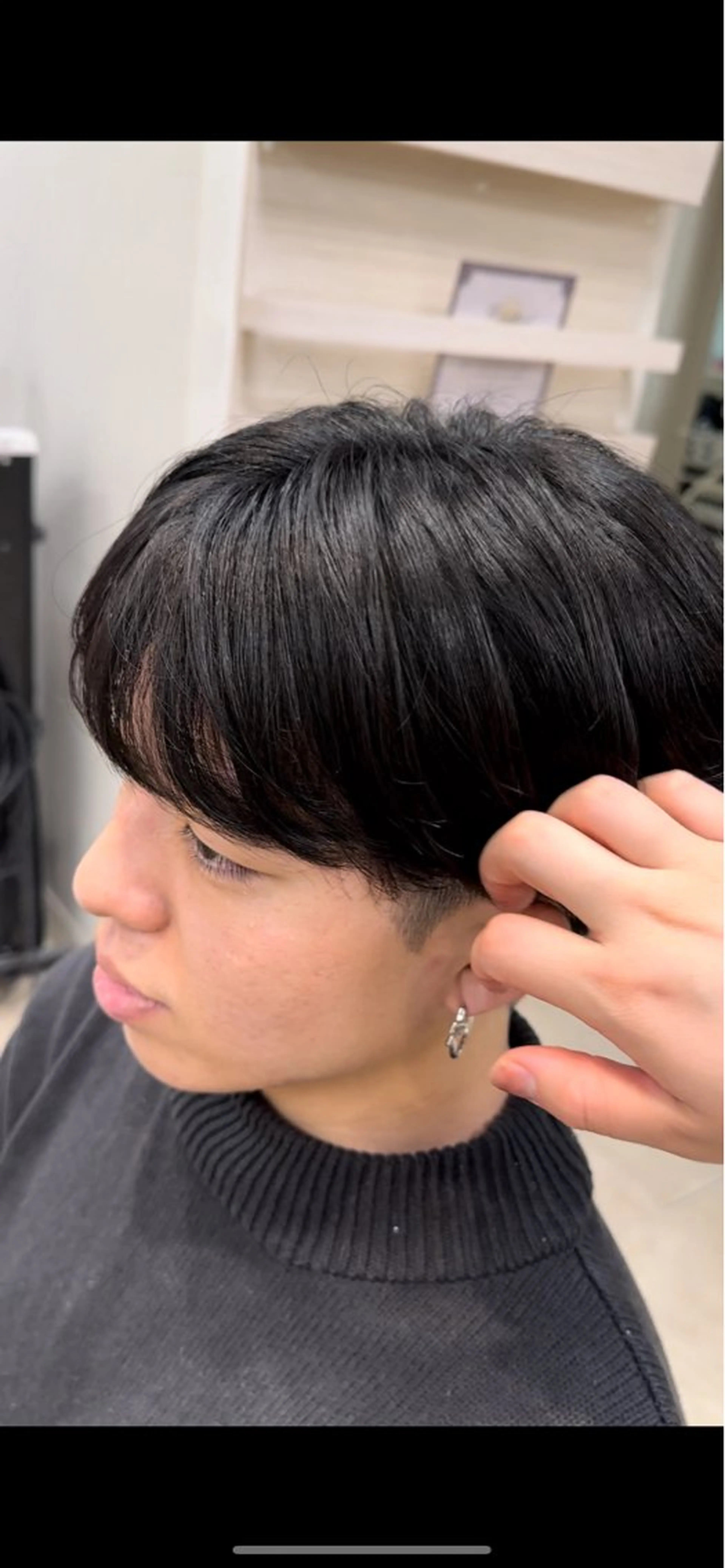 パーマ メンズ メンズパーマ お悩み改善 黄金比みくのヘアスタイル